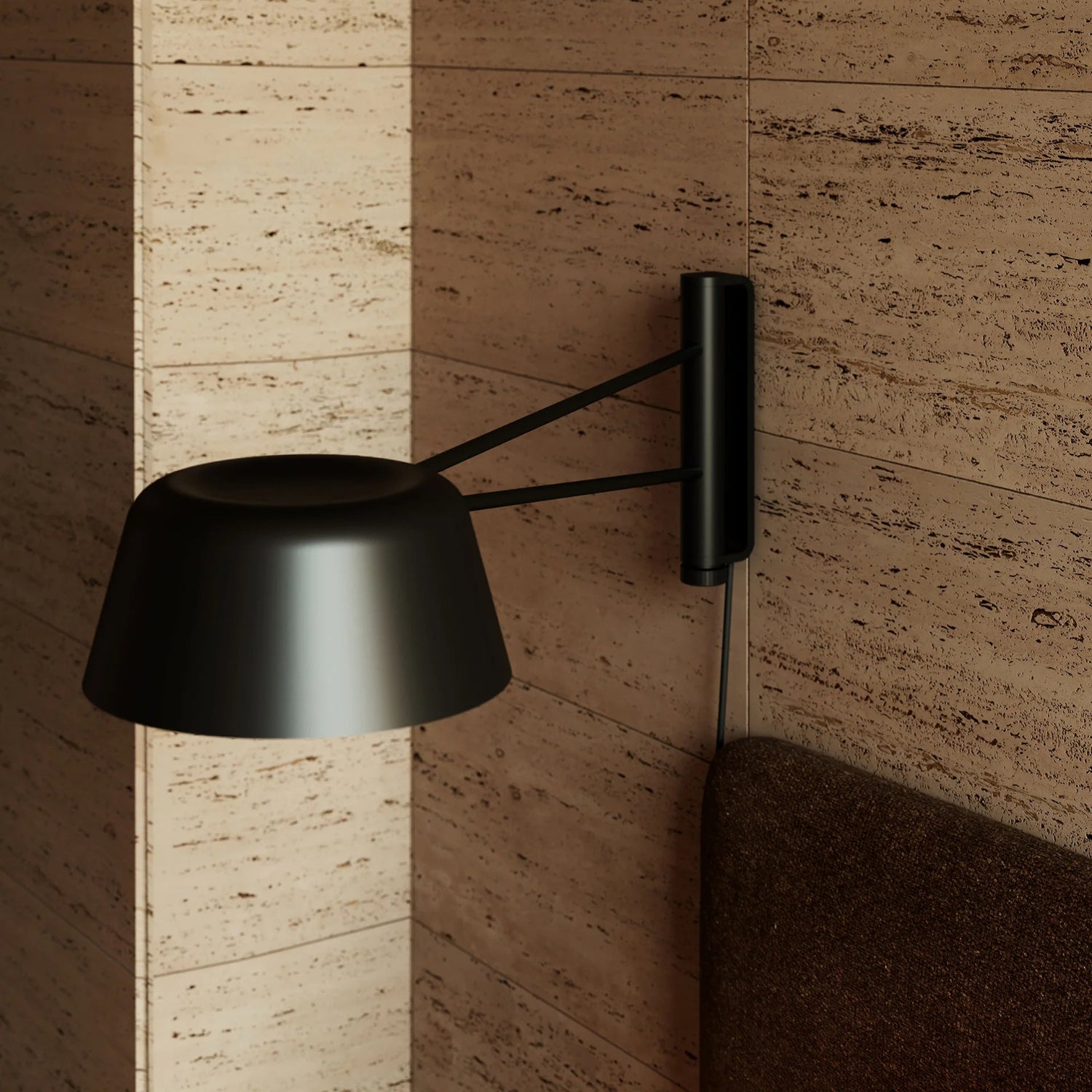 Sonneman Ray Satin Black 2030.25 Wall Sconce