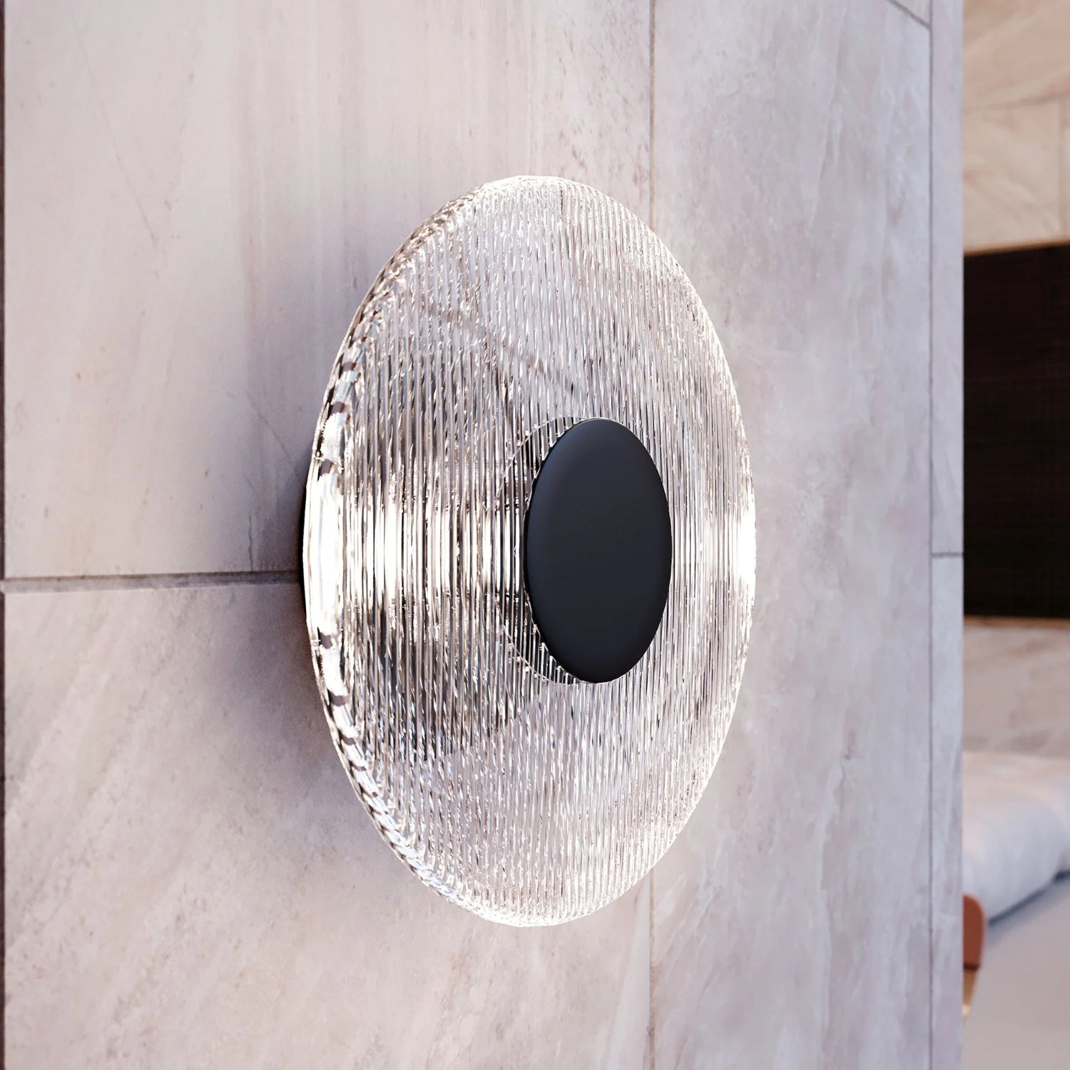 Sonneman Meclisse Satin Black 3110.25C Wall Sconce