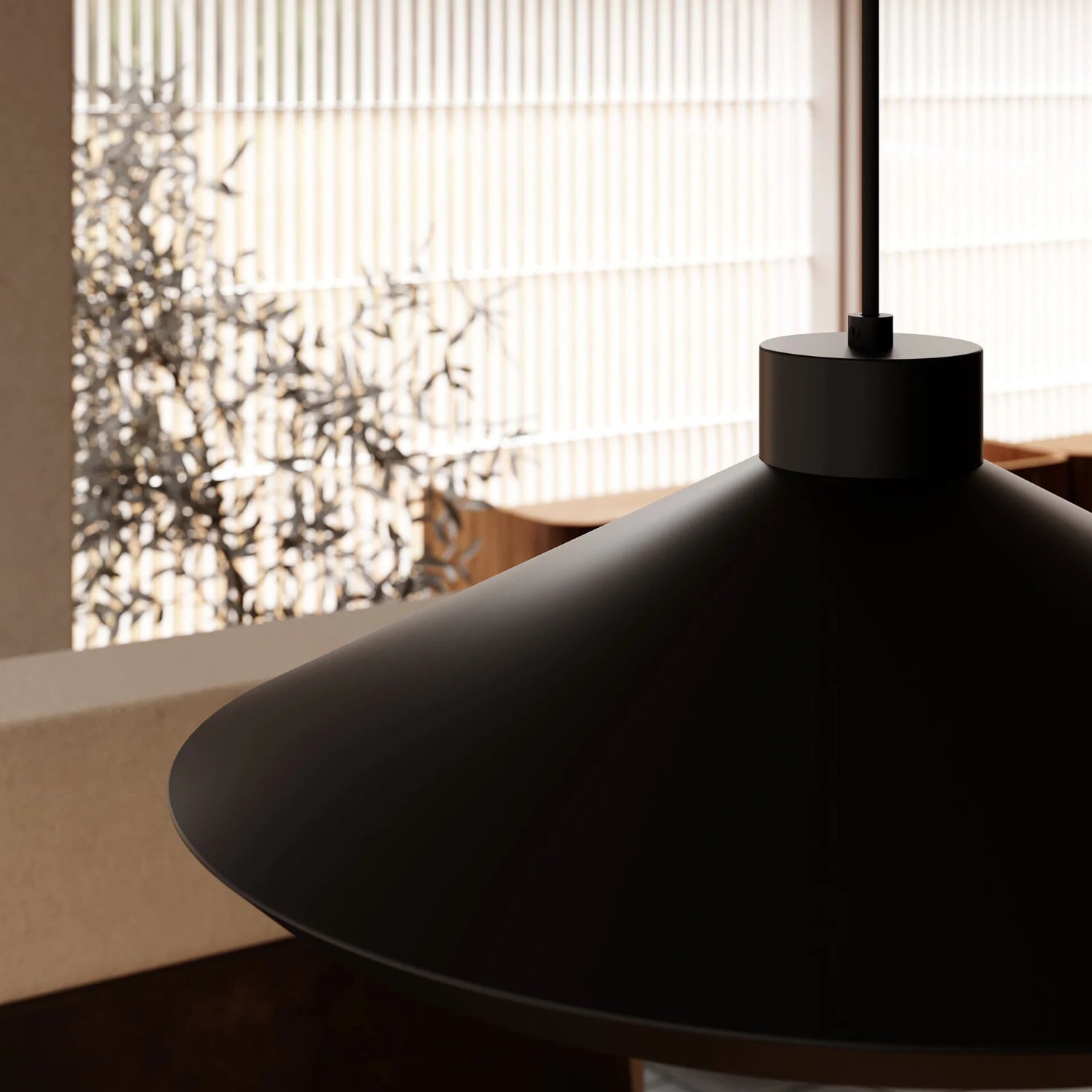 Sonneman Koma Satin Black 2754.25-E Pendant
