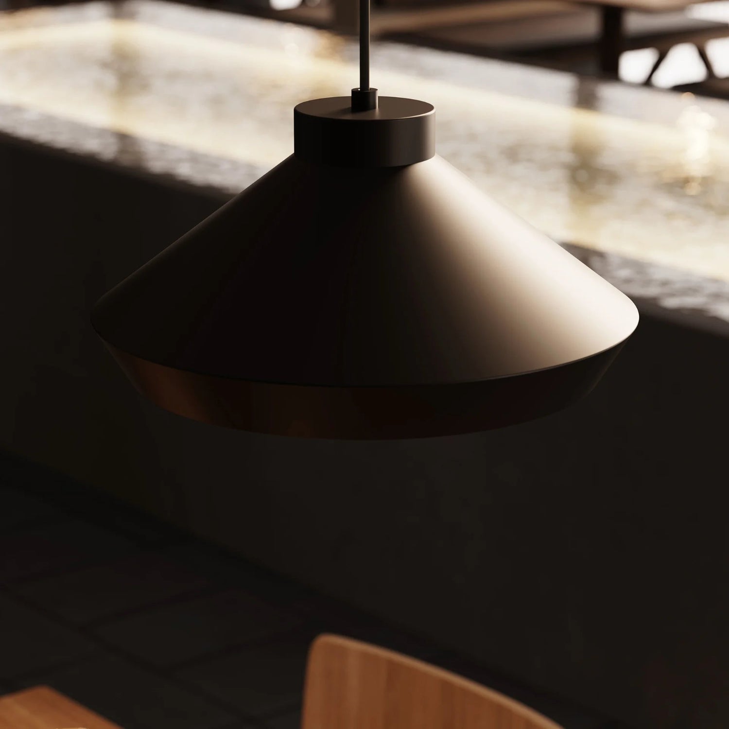Sonneman Koma Satin Black 2752.25-G Pendant
