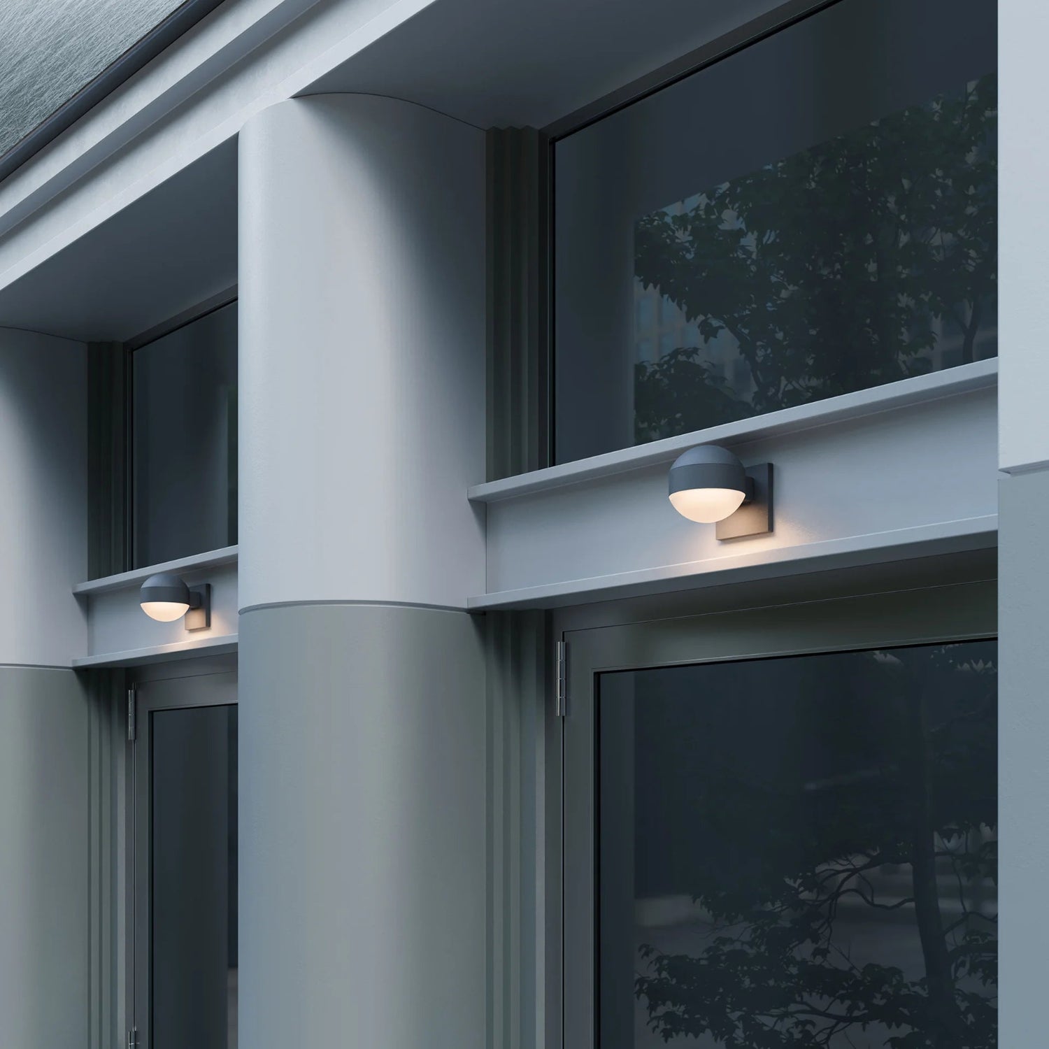 Sonneman Reals Textured Gray 7300.DC.DL.74-WL Wall Sconce