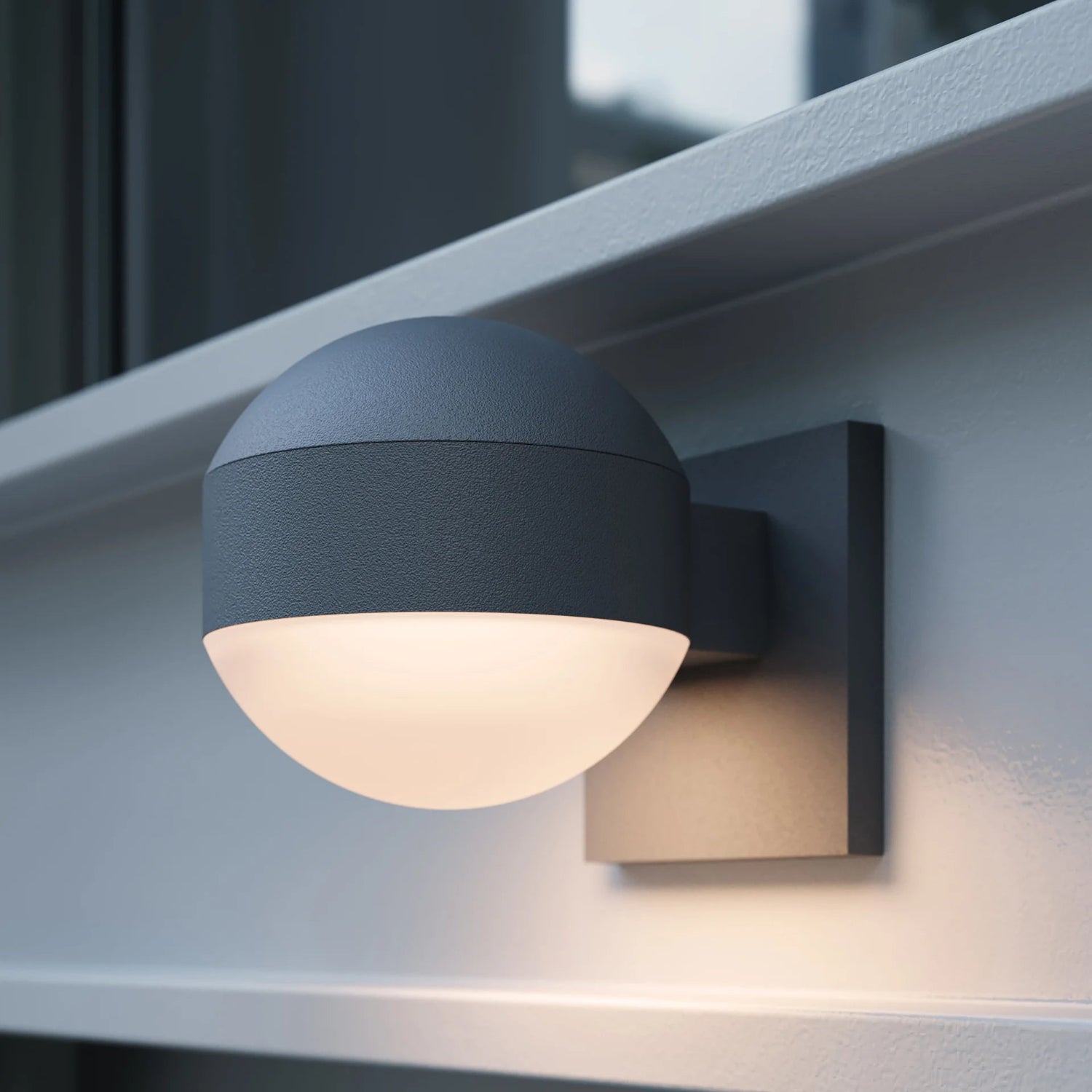 Sonneman Reals Textured Gray 7300.DC.DL.74-WL Wall Sconce