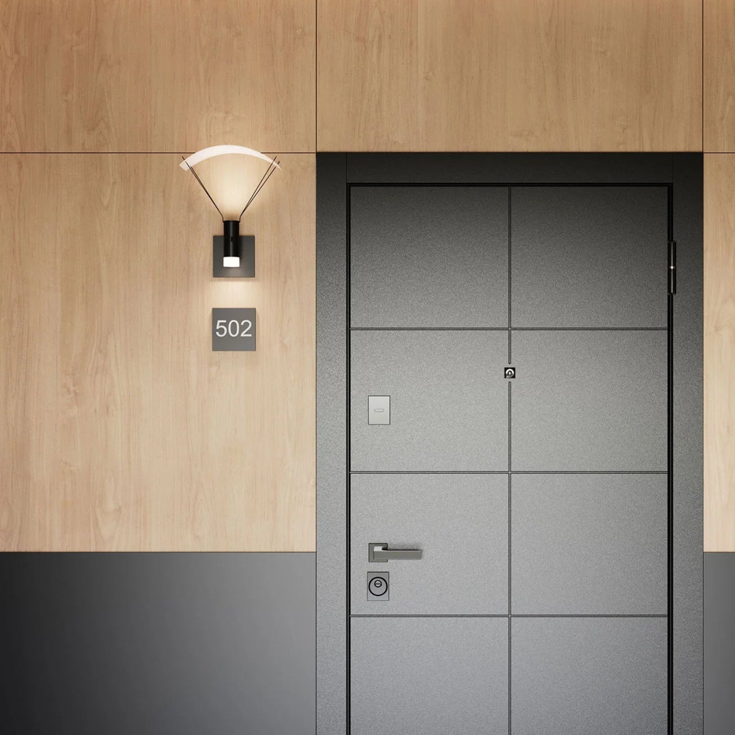 Sonneman Suspenders Satin Black SLS0212 Wall Sconce