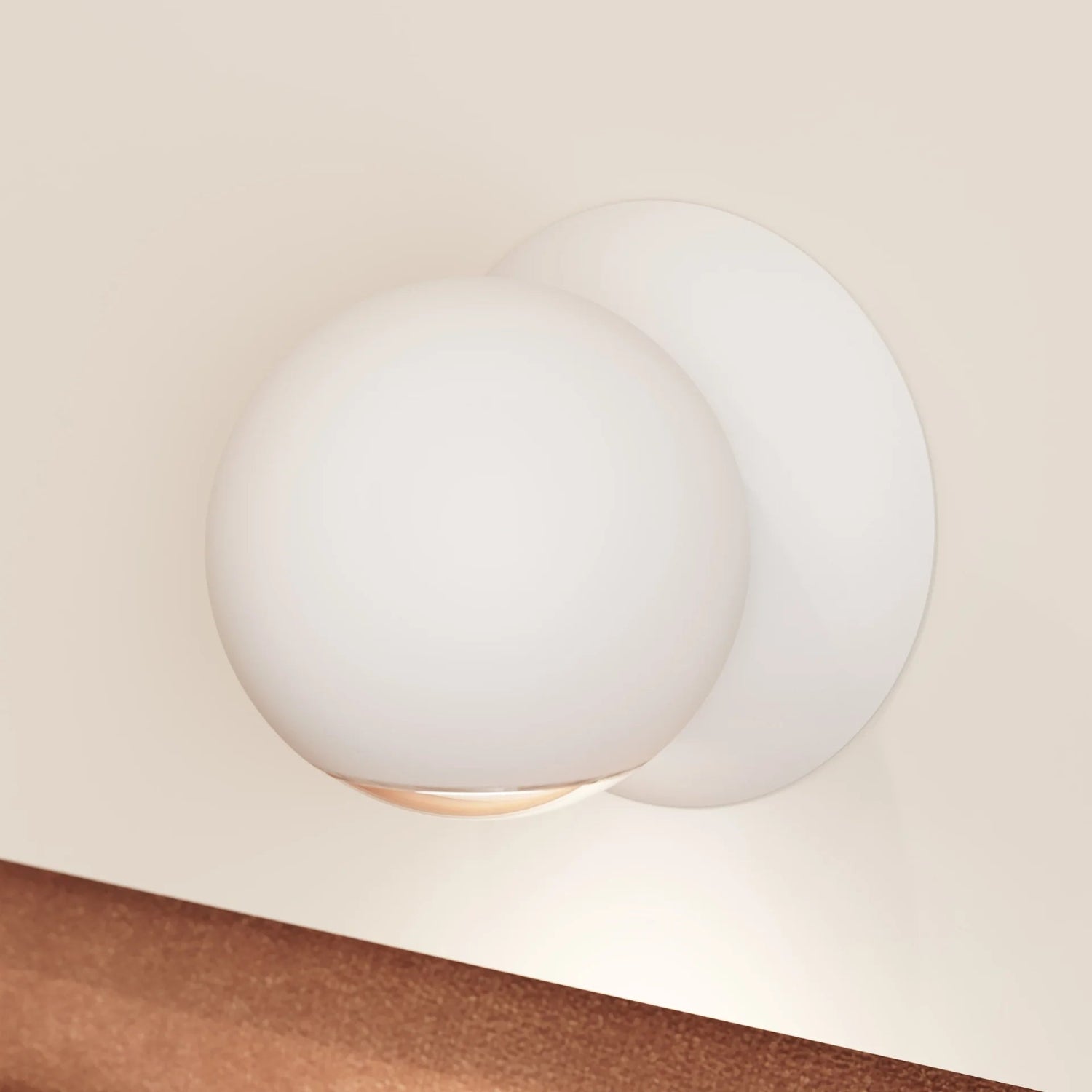 Sonneman Hemisphere Texture White 7500.98 Wall Sconce