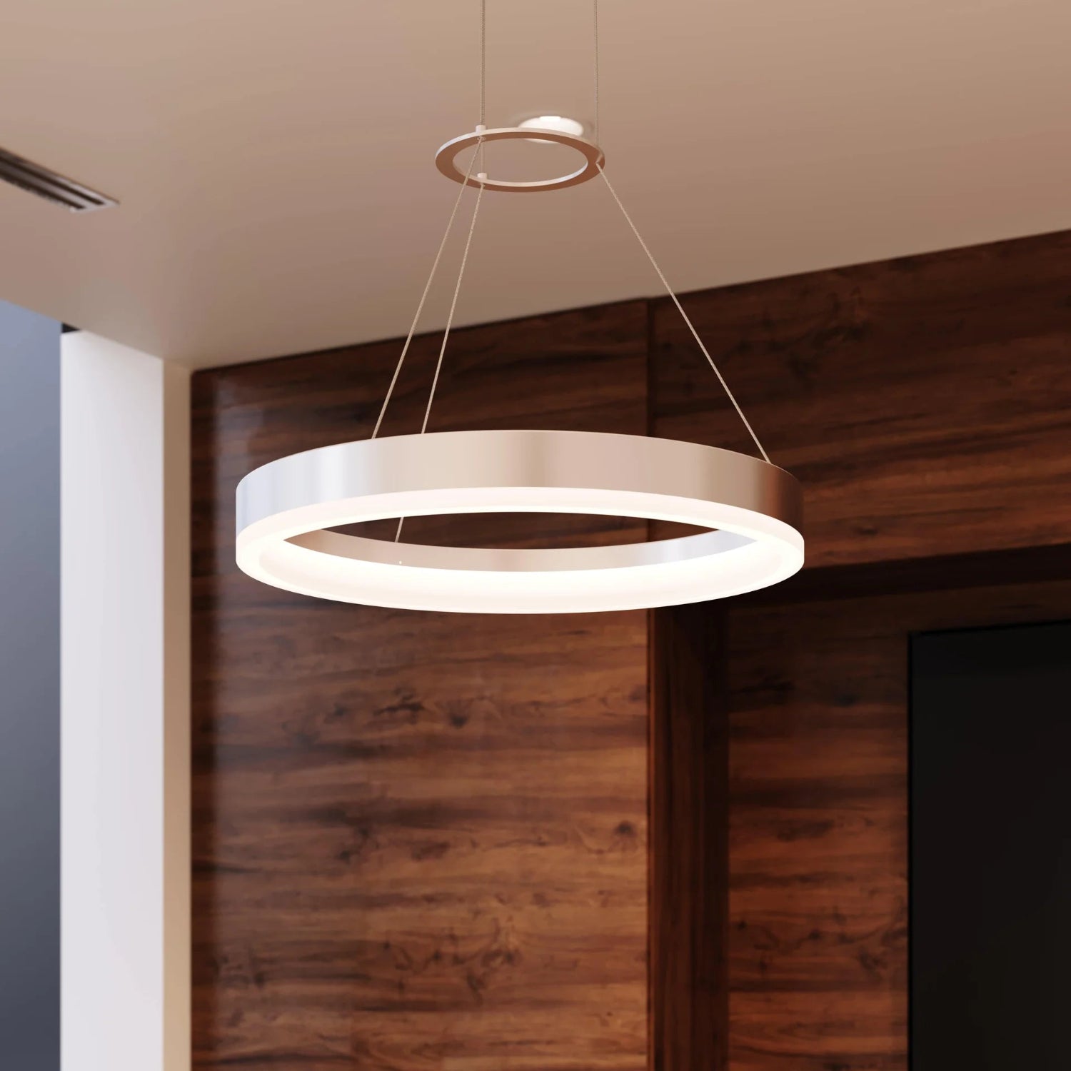 Sonneman Corona Bright Satin Aluminum 2313.16 Pendant
