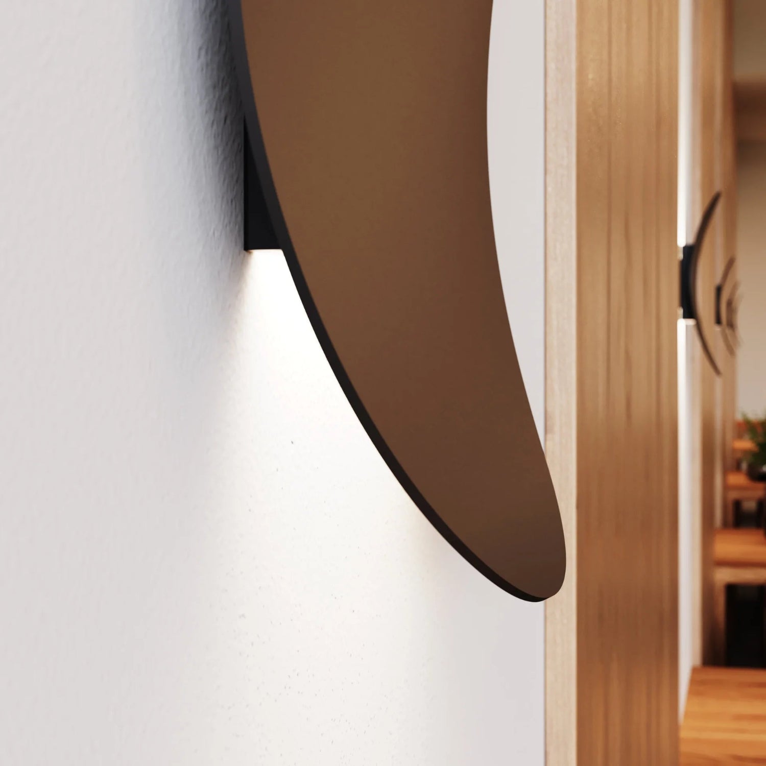 Sonneman Malibu Discs Satin Black 1761.25 Wall Sconce