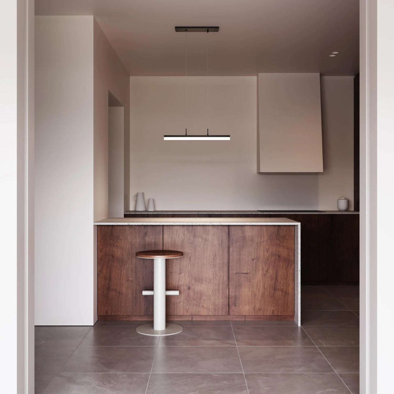 Sonneman Stiletto Satin Black 2345.25 Pendant