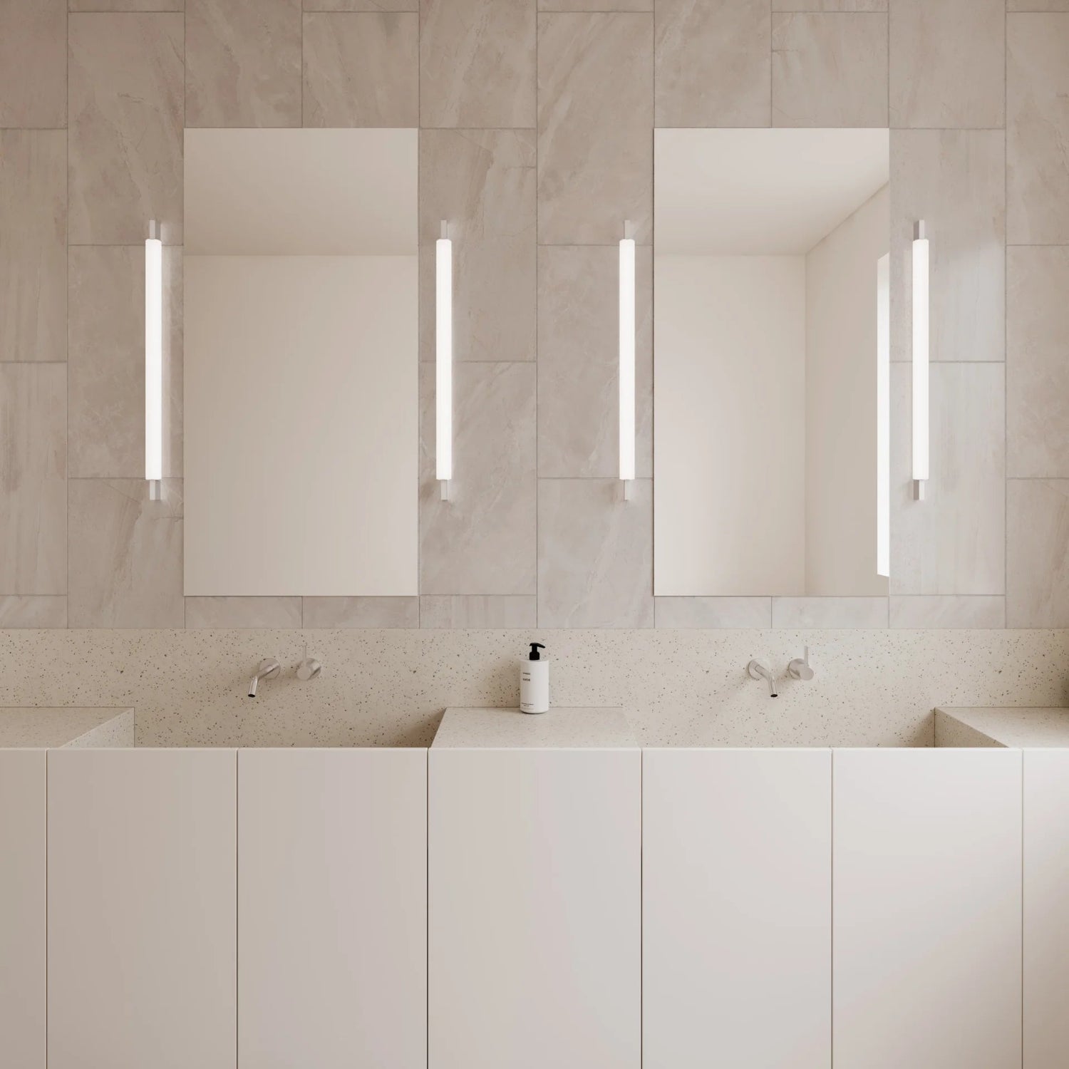 Sonneman Keel Bright Satin Aluminum 3831.16 Bath And Vanity Light