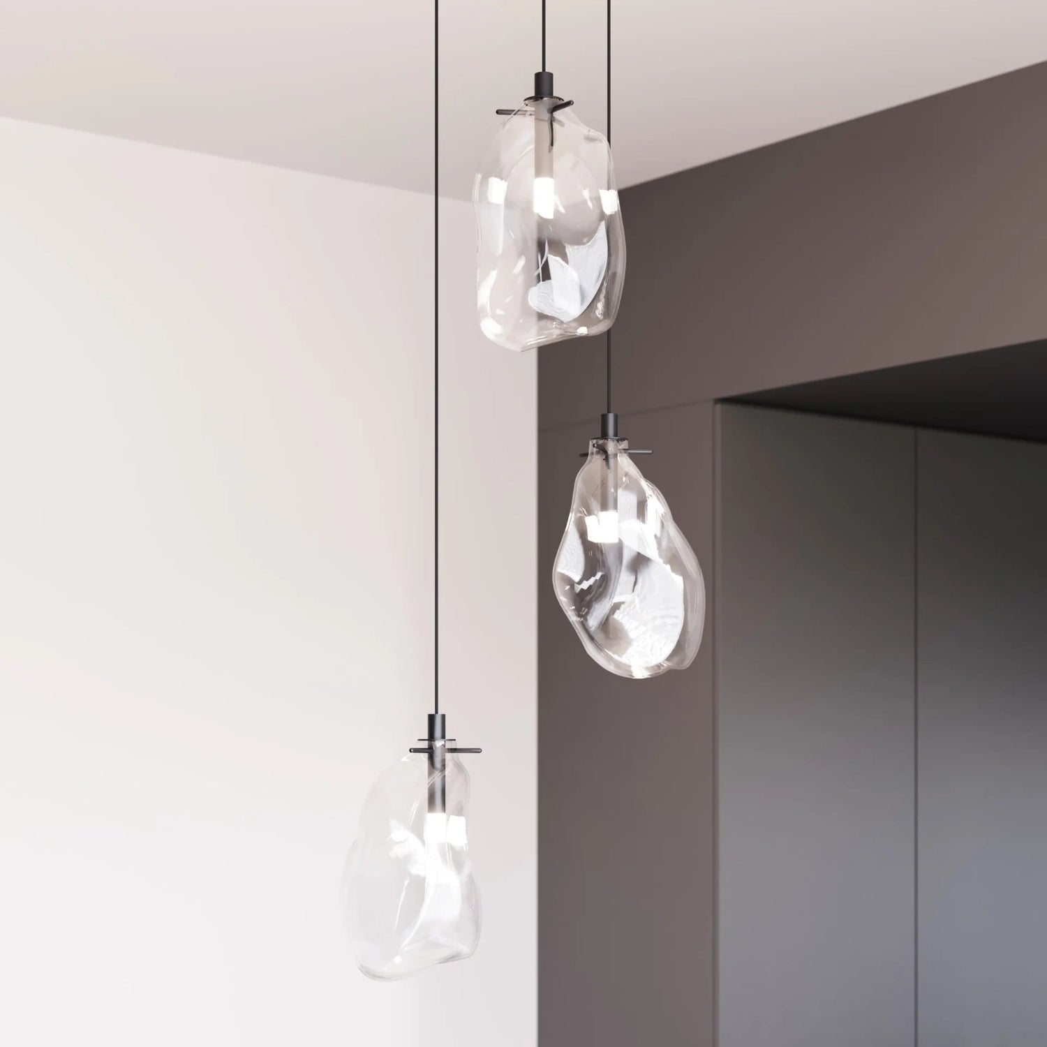 Sonneman Liquid Satin Black 2971.25C Pendant