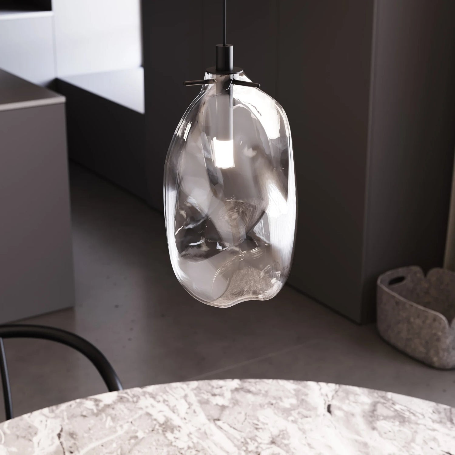 Sonneman Liquid Satin Black 2971.25C Pendant