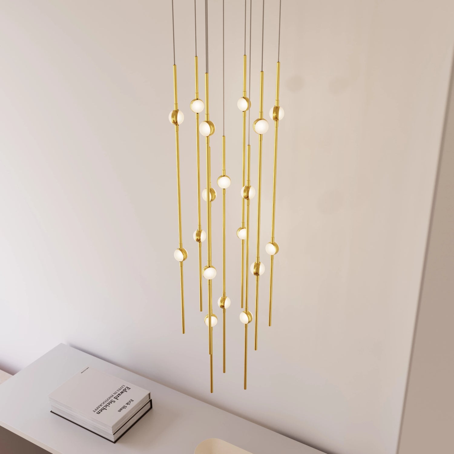 Sonneman Constellation Satin Brass 2012.38C Pendant