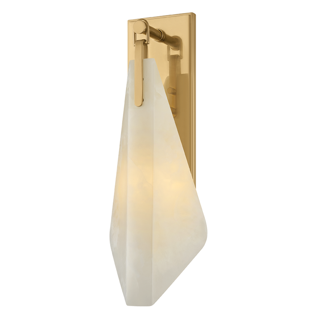 Corbett Lighting Andana Wall Sconce in Vintage Brass, primary product view