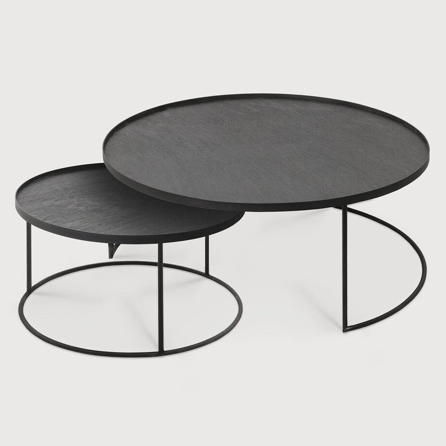 Ethnicraft Tray Coffee Table Set
