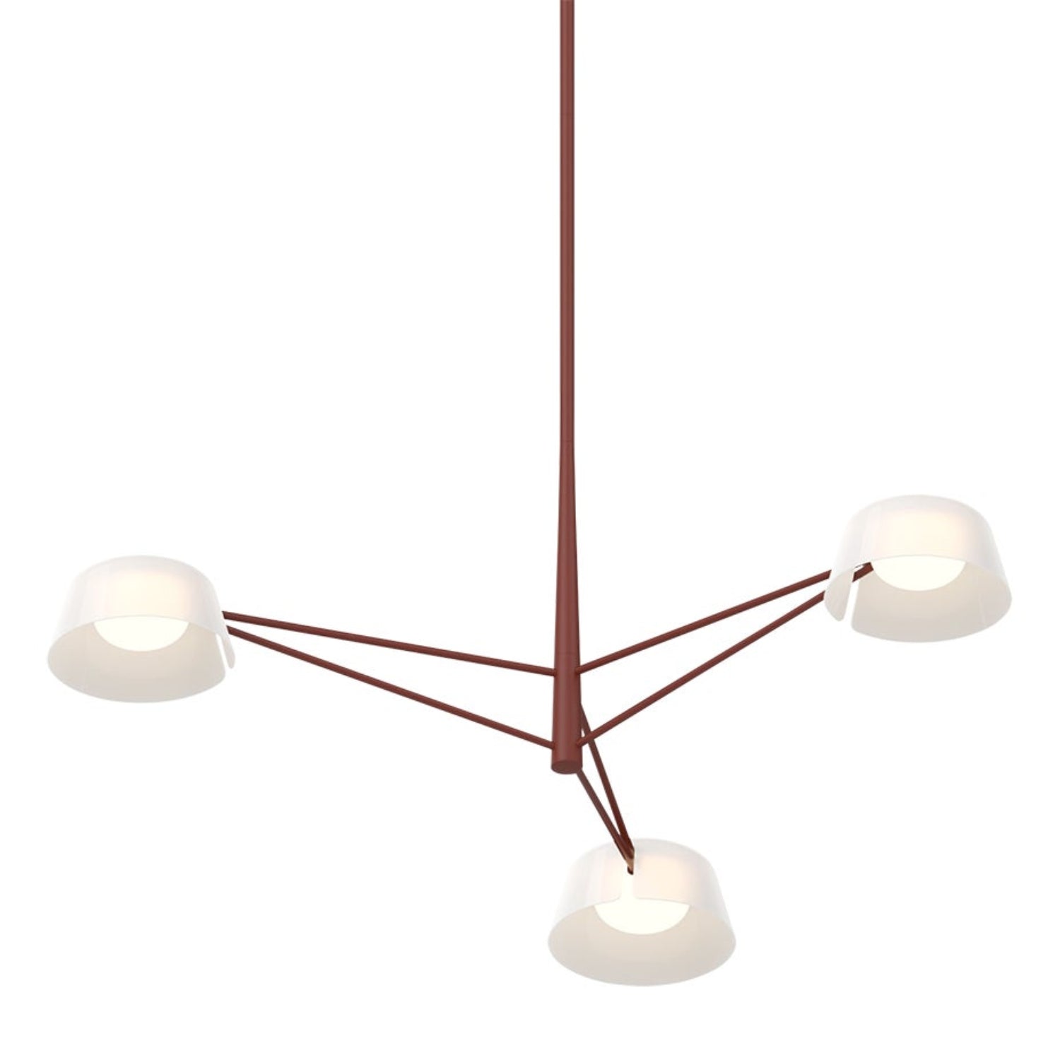 Sonneman Ray Oxide Red 2033.73W Chandelier