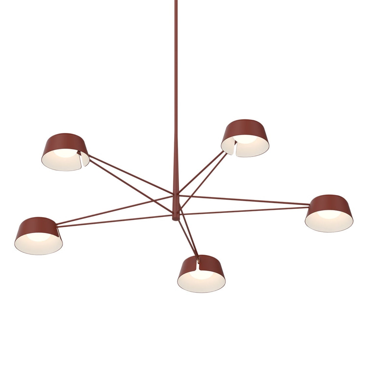 Sonneman Ray Oxide Red 2035.73 Chandelier