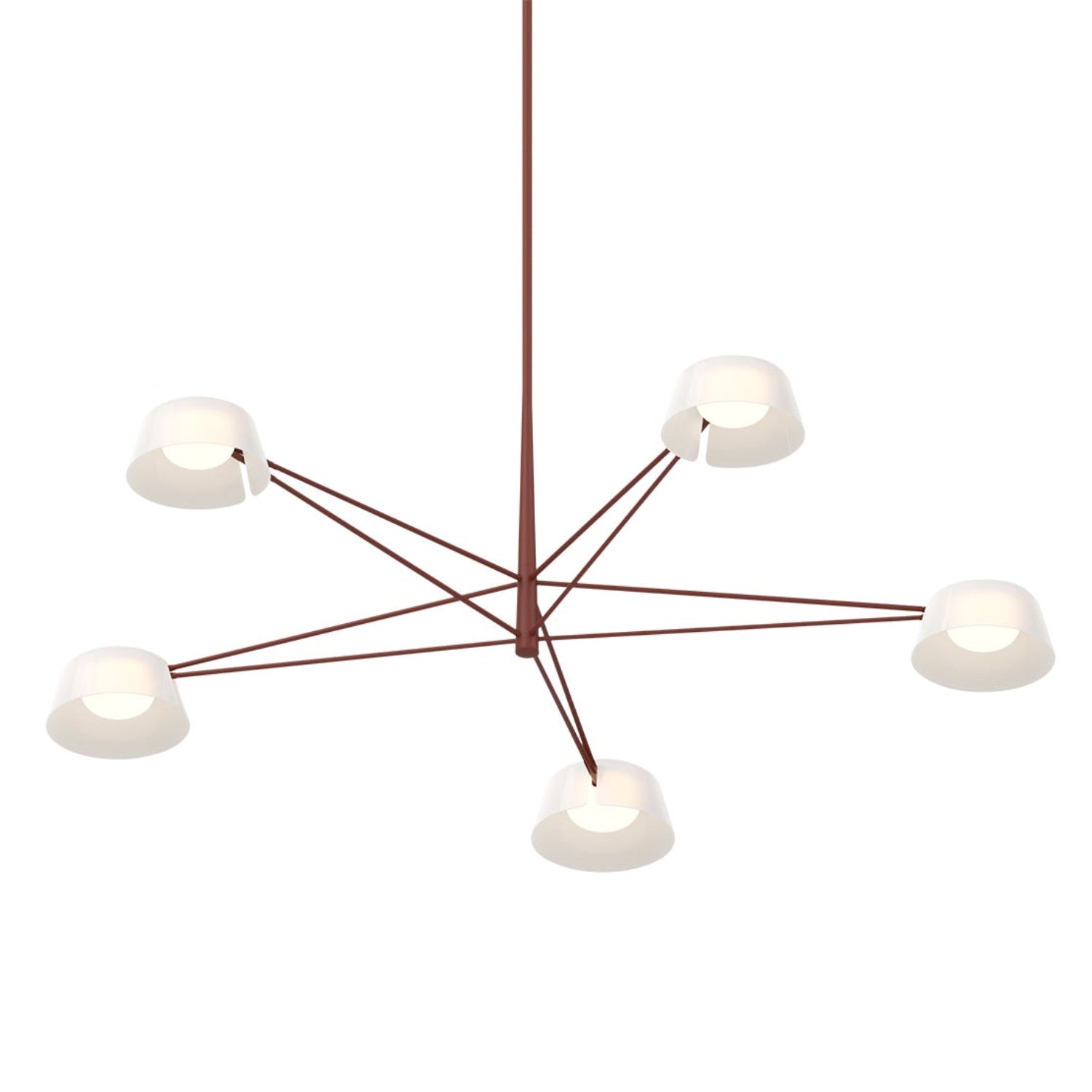 Sonneman Ray Oxide Red 2035.73W Chandelier