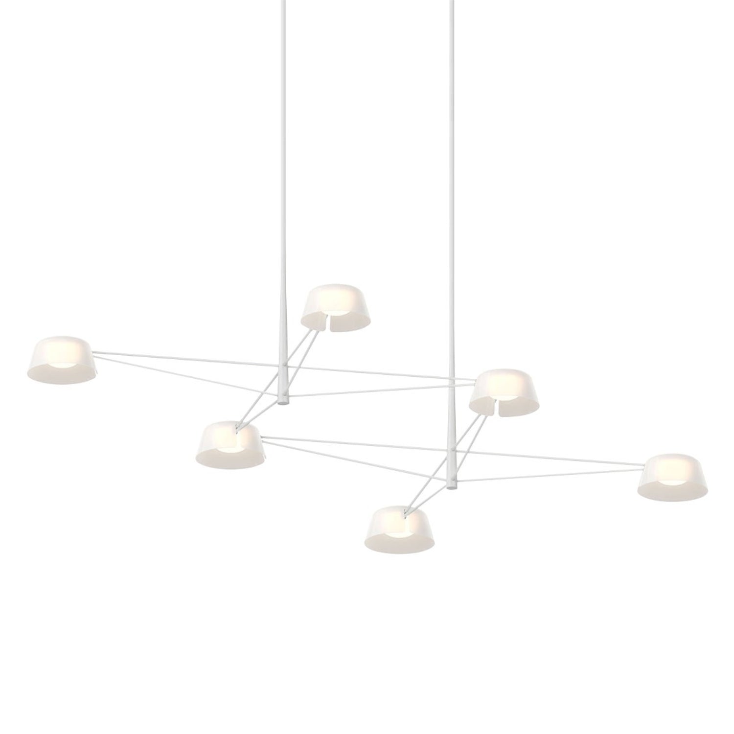 Sonneman Ray Warm Gray 2036.17W Chandelier