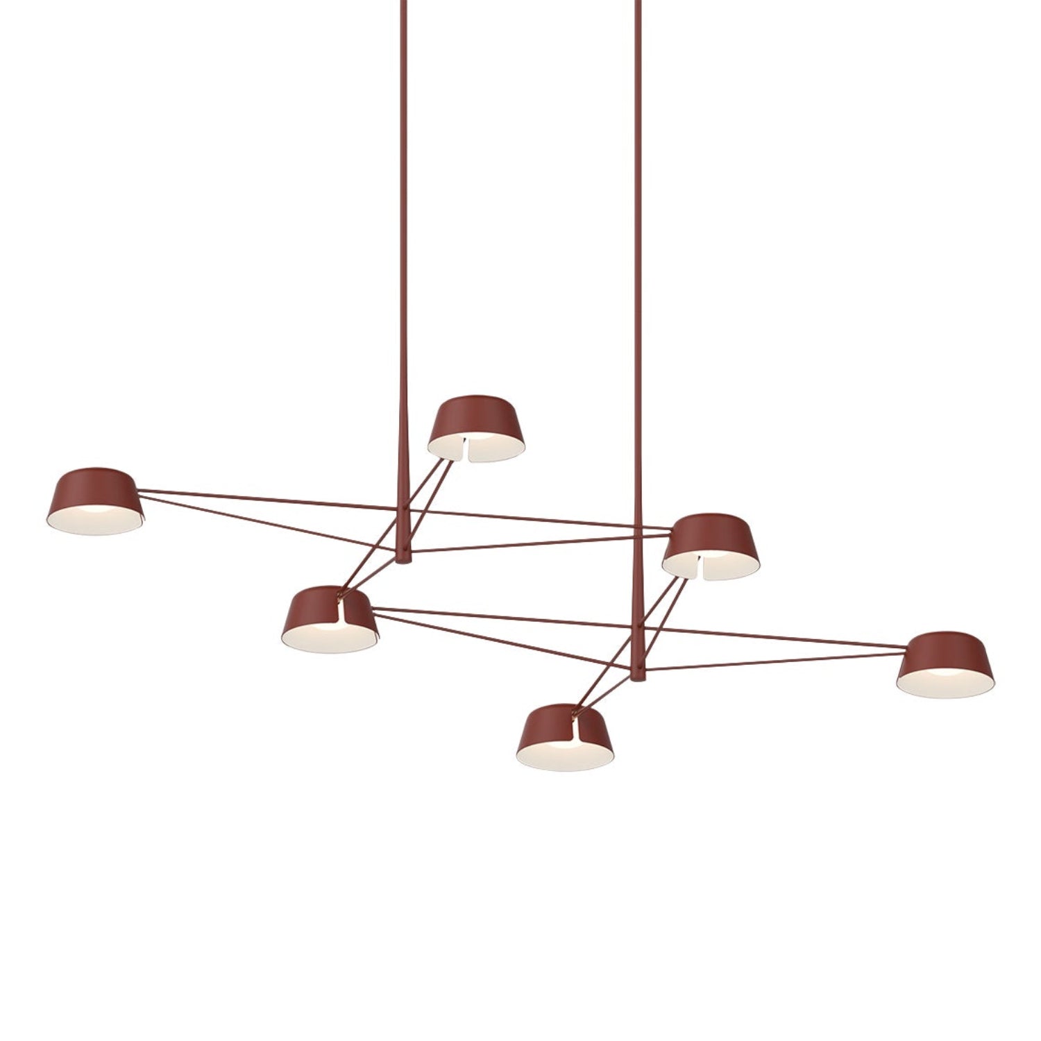 Sonneman Ray Oxide Red 2036.73 Chandelier