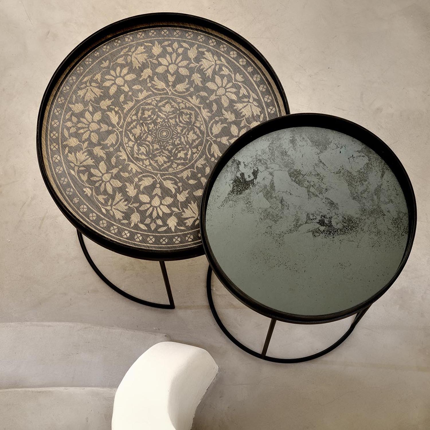 Ethnicraft Aged Mirror Tray