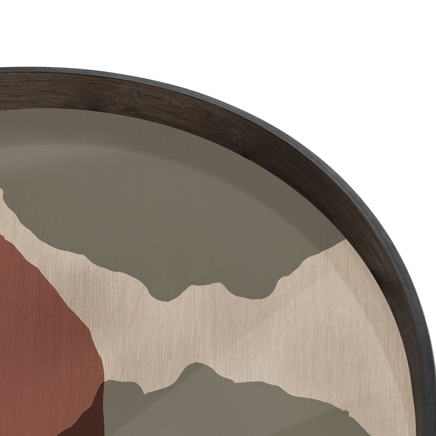 Ethnicraft Overlapping Dots Glass Tray