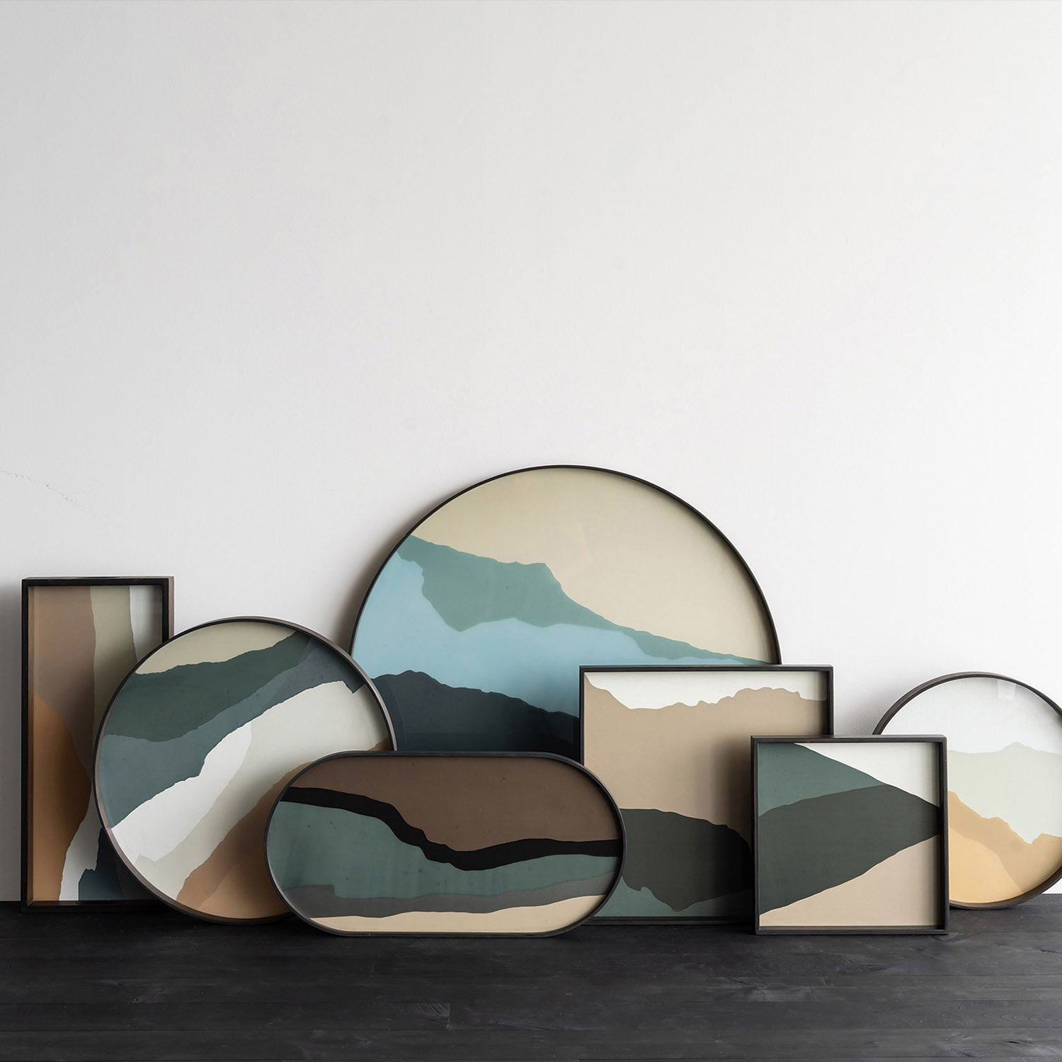 Ethnicraft Wabi Sabi Oval Glass Tray