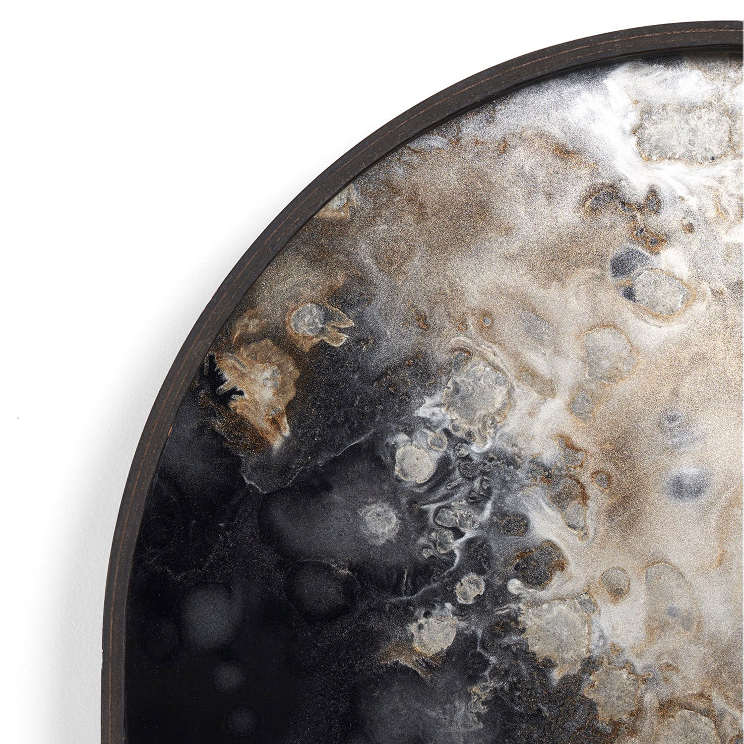 Ethnicraft Organic Oval Glass Tray