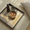 Ethnicraft Overlapping Dots Square Glass Tray