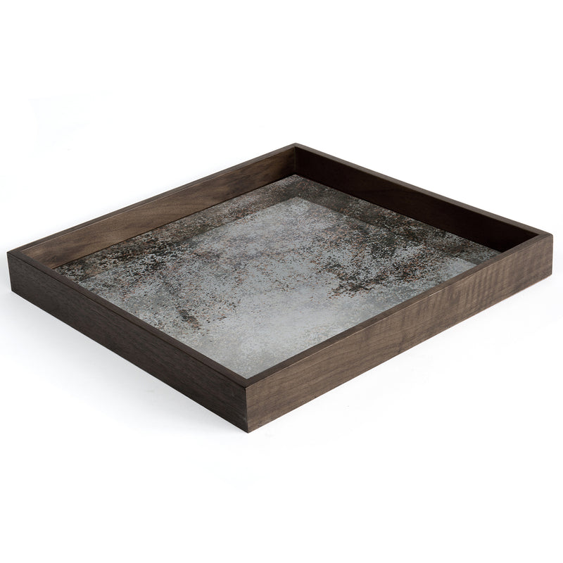 Ethnicraft Aged Square Mirror Tray