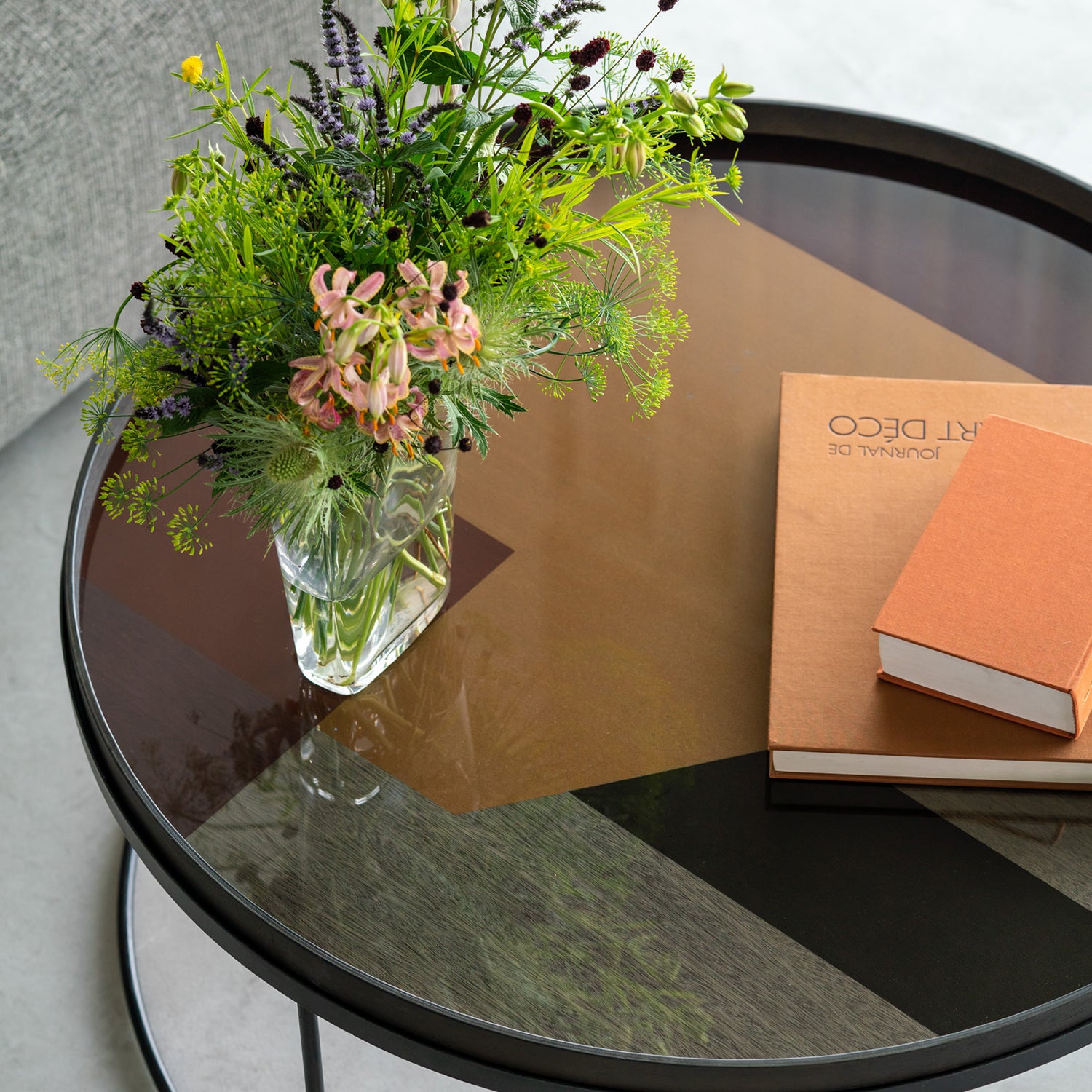 Ethnicraft Angle Glass Tray