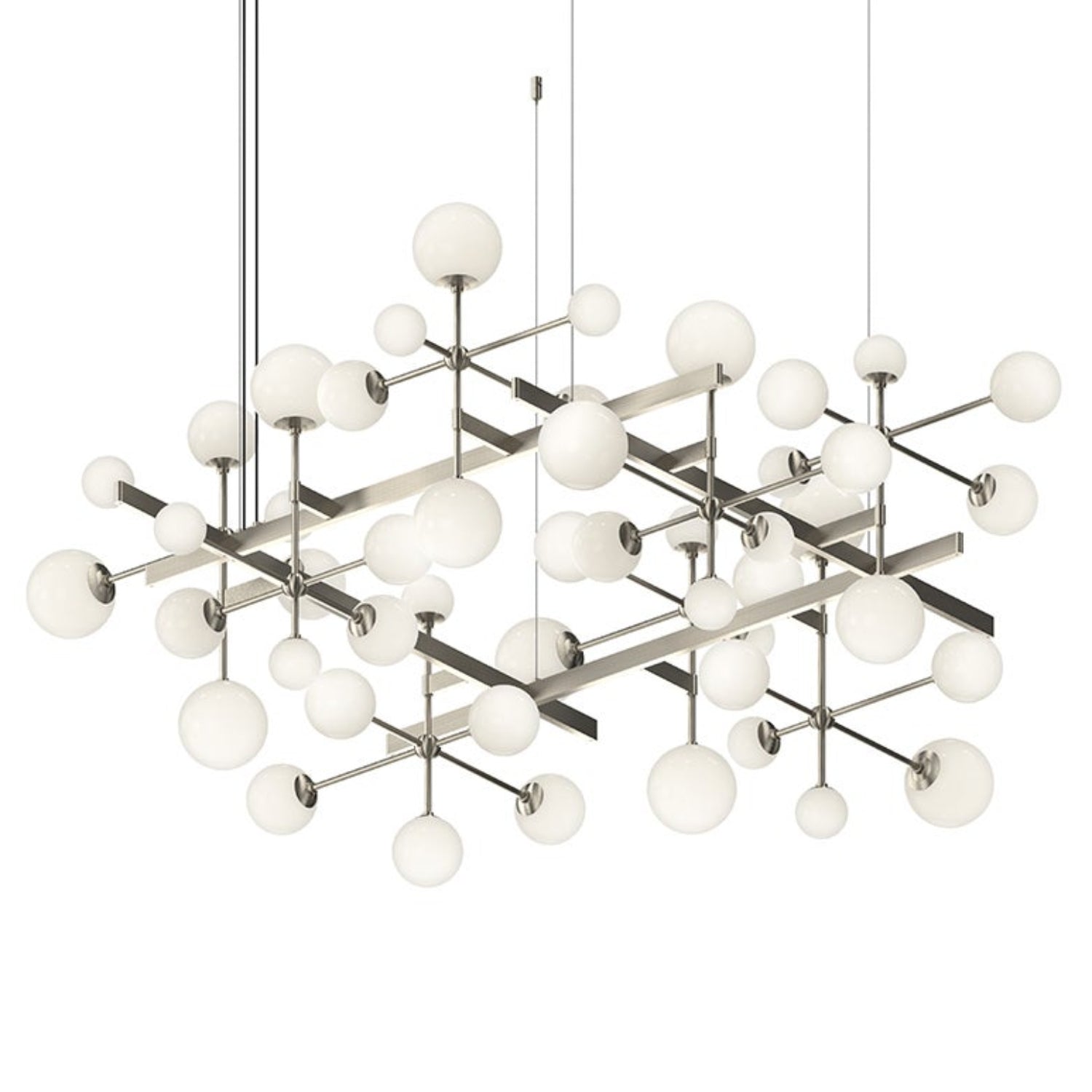 Sonneman Nebula Satin Nickel 2065.13-J20 Chandelier