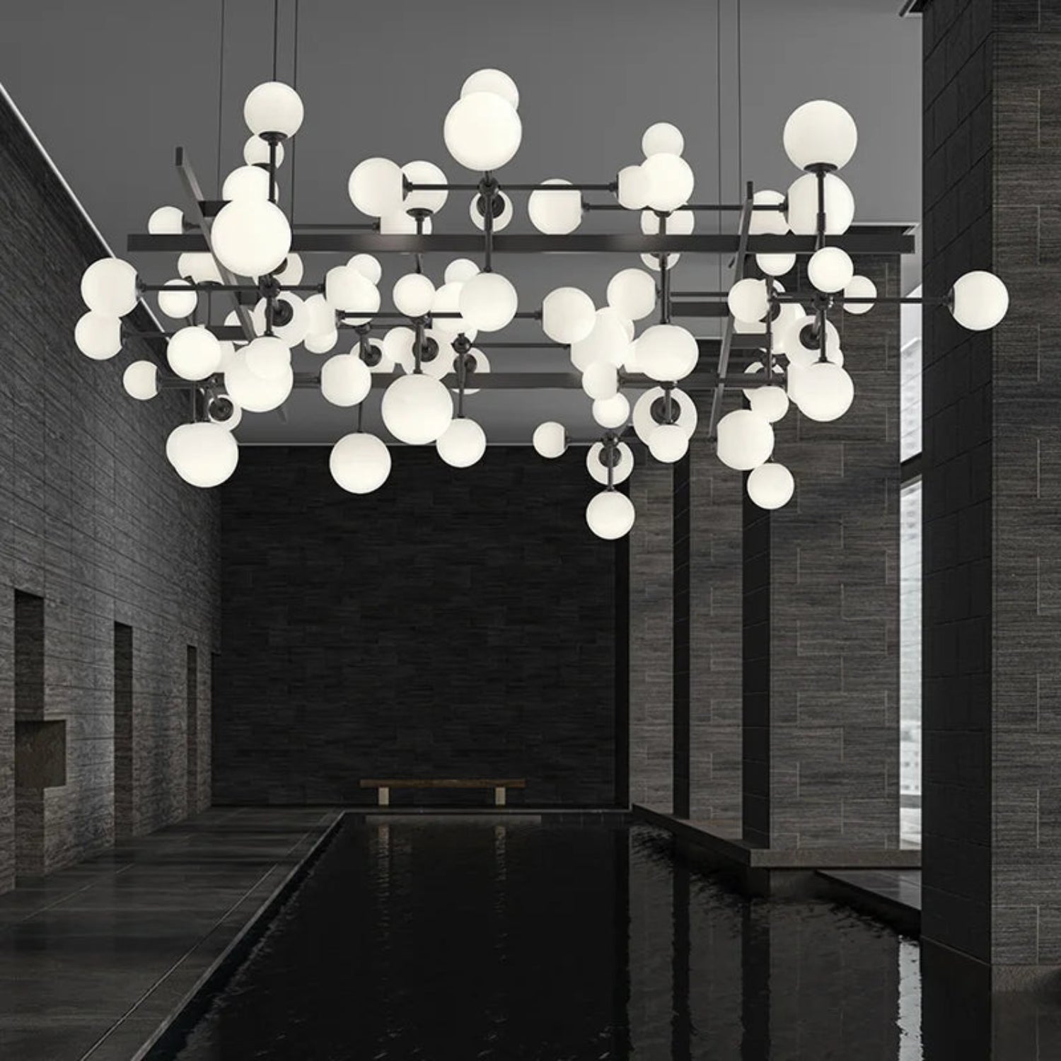 Sonneman Nebula Satin Black 2065.25 Pendant