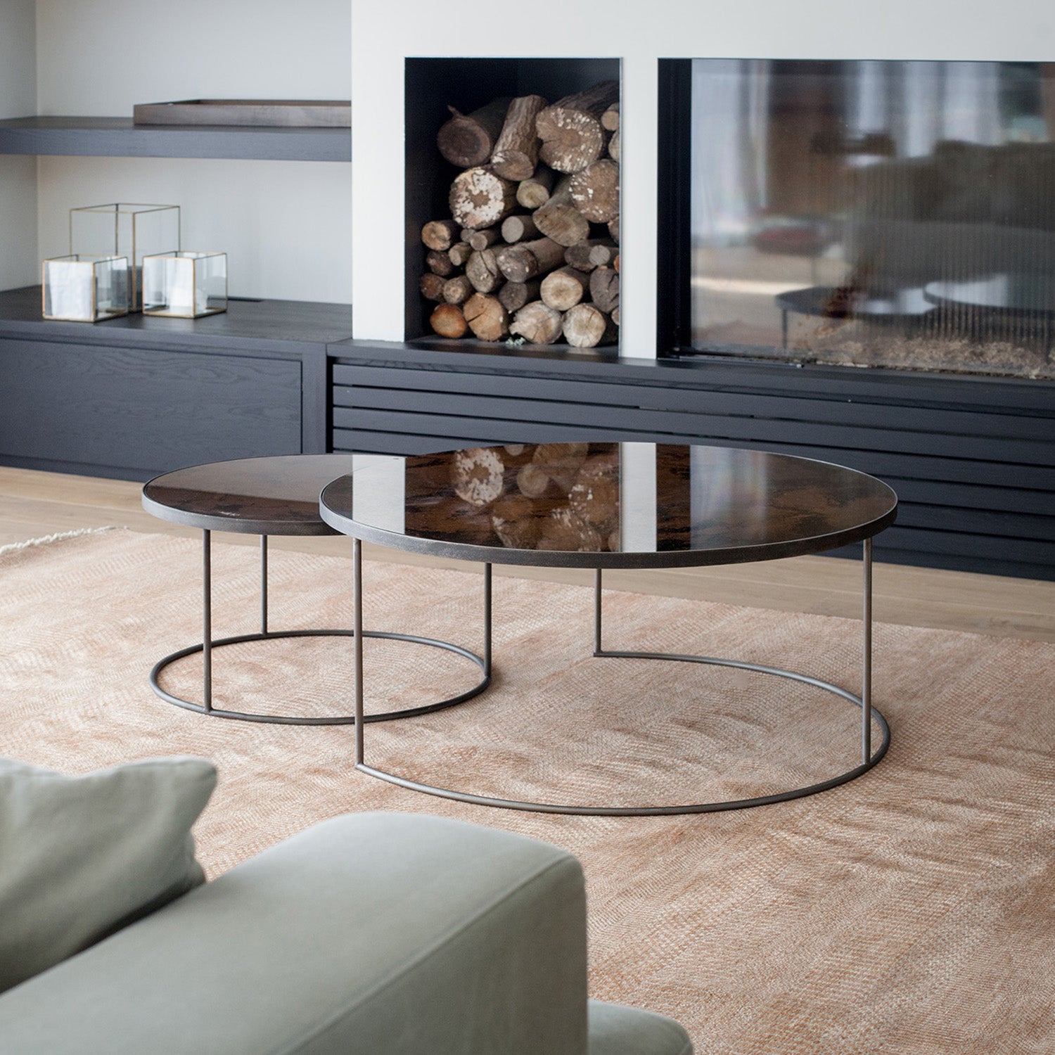 Ethnicraft Nesting Coffee Table Set of 2