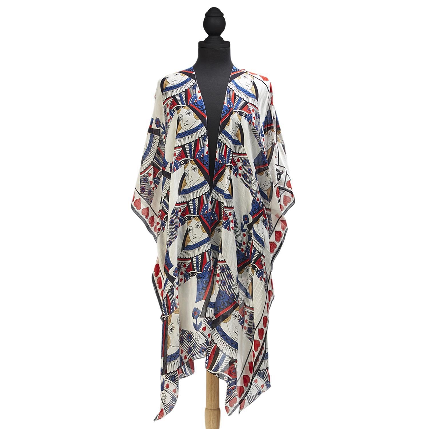 Queen of Hearts Long Kimono