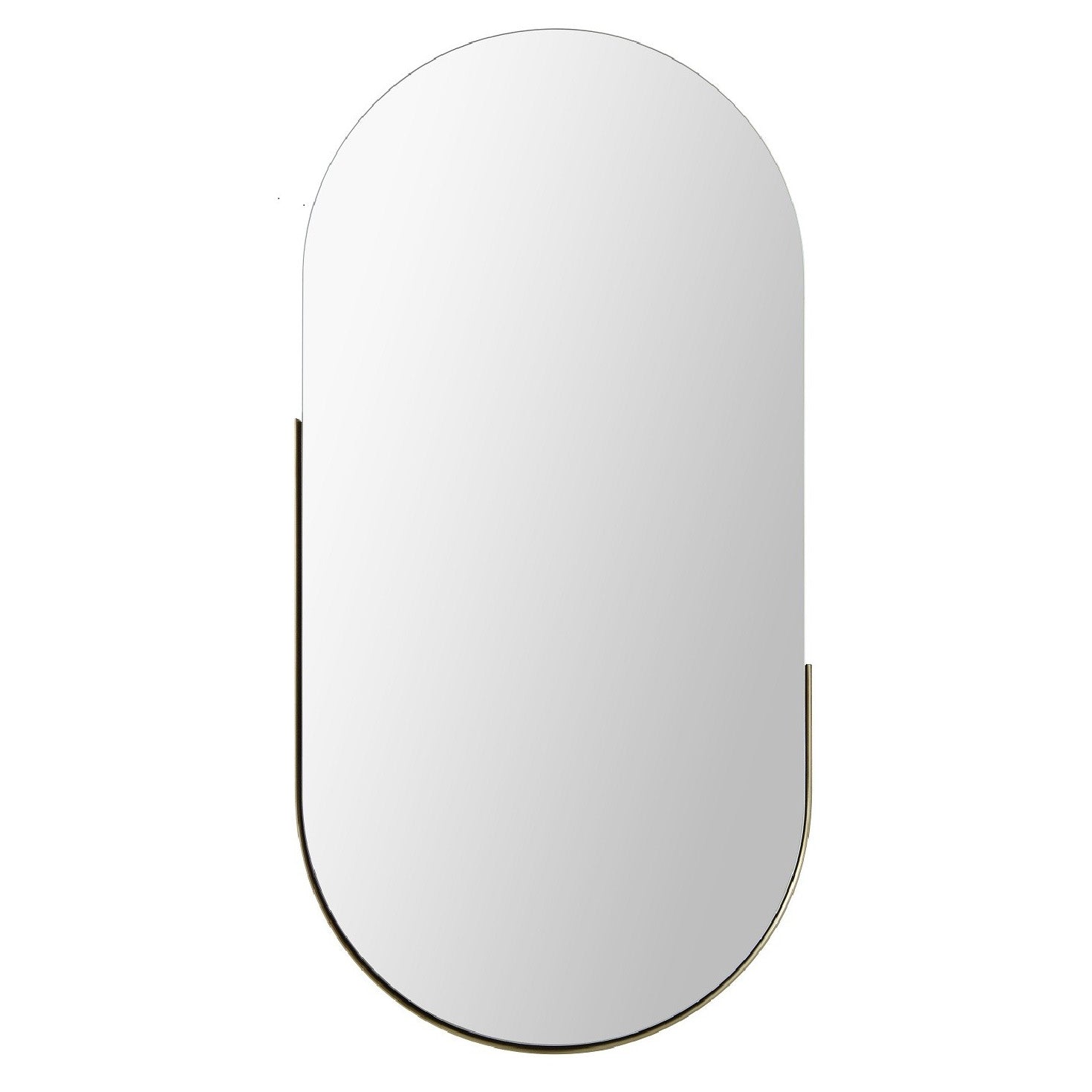 Mirror Home Hand Welded Oval Wall Mirror