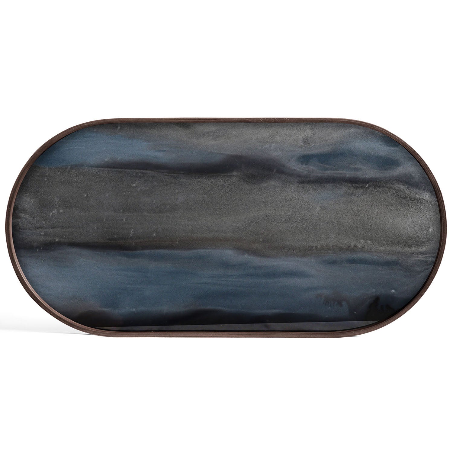 Ethnicraft Organic Oval Glass Tray