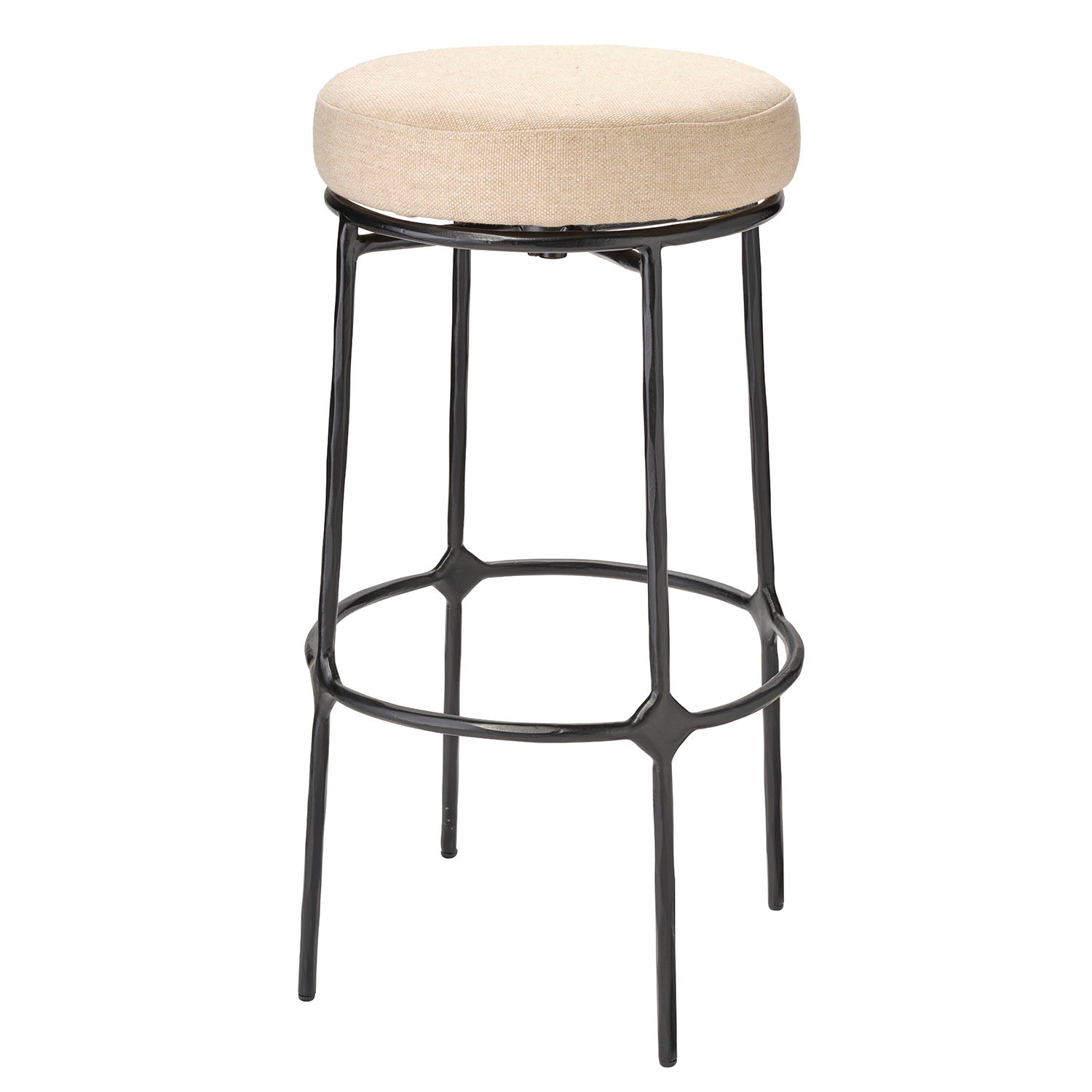 Jamie Young Asteria Beige Bar Stool