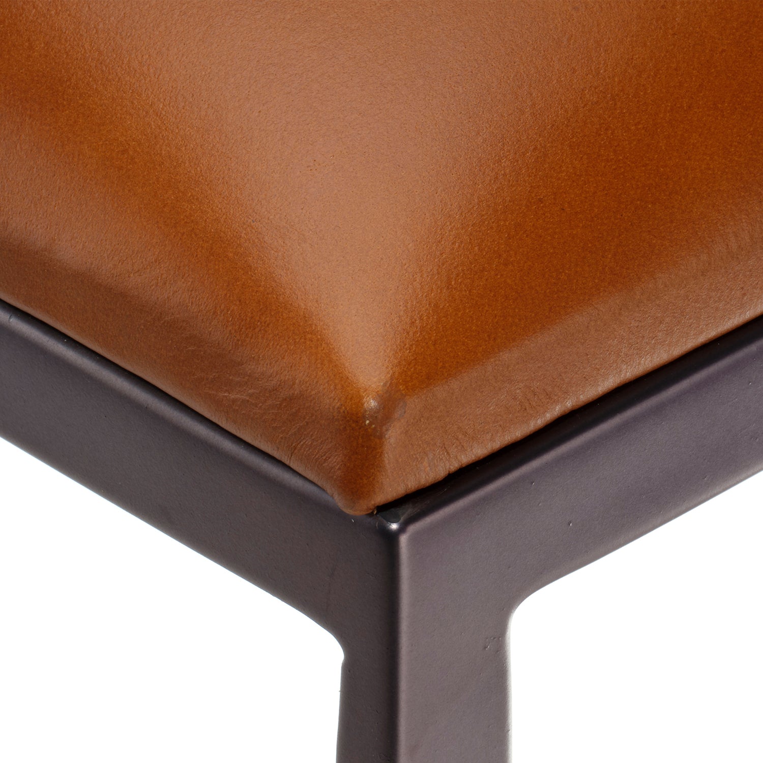 Jamie Young Bradbury Saddle Leather Bar Stool