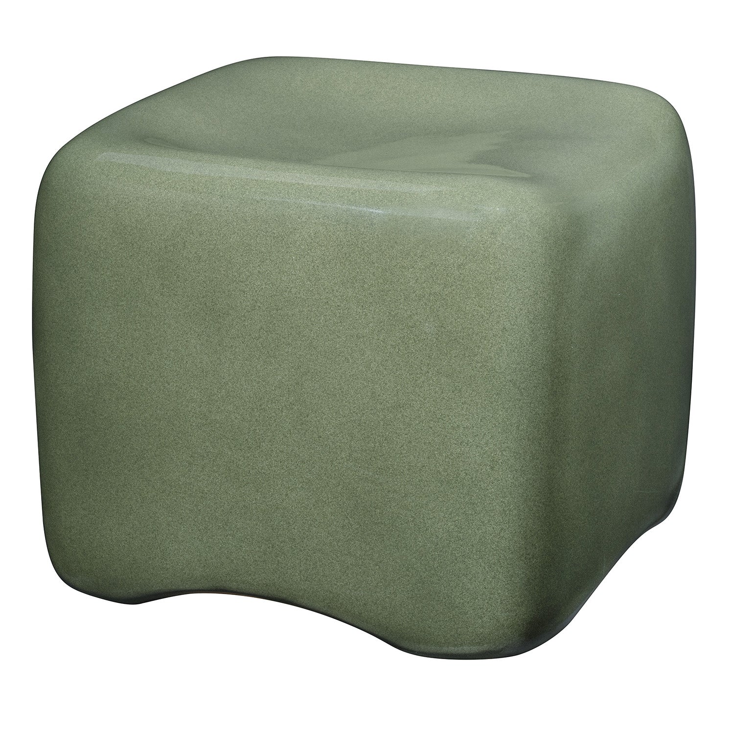 Jamie Young Cushion Olive Green Concrete Stool