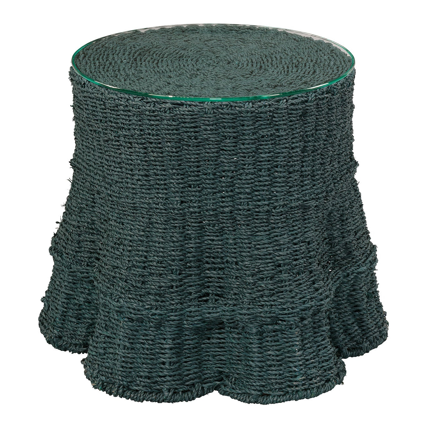 Jamie Young Falda Blue Side Table