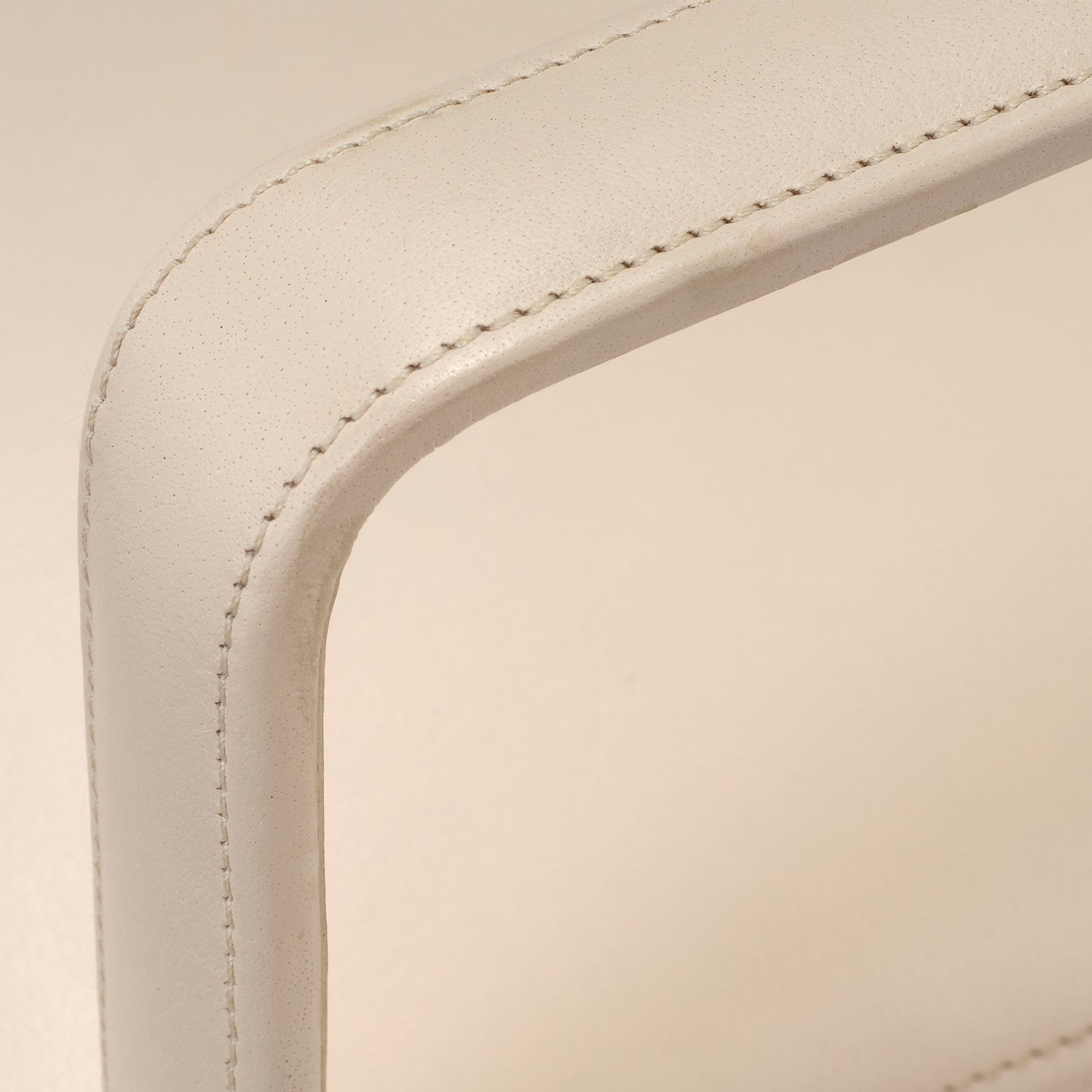 Jamie Young Hemingway Cream Leather Accent Chair