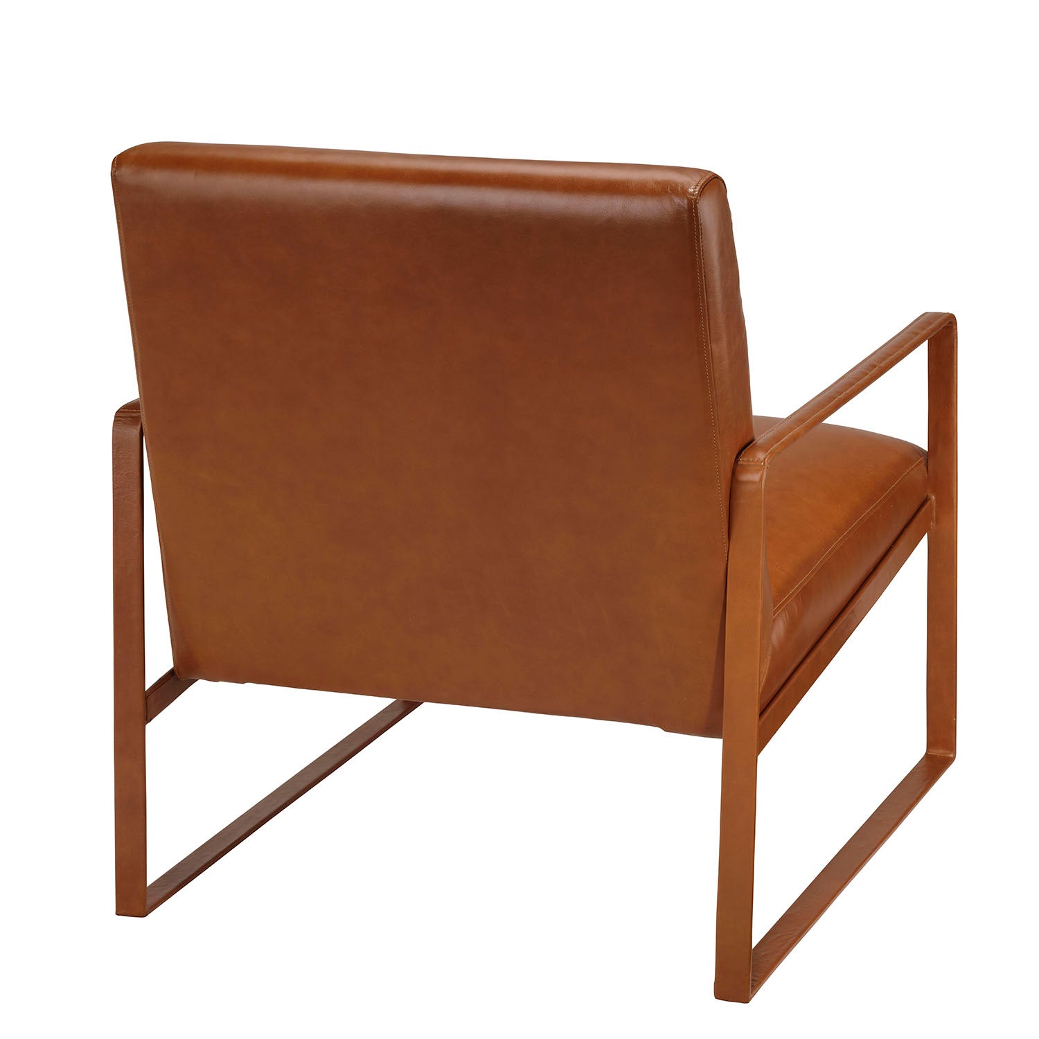 Jamie Young Hemingway Saddle Leather Accent Chair