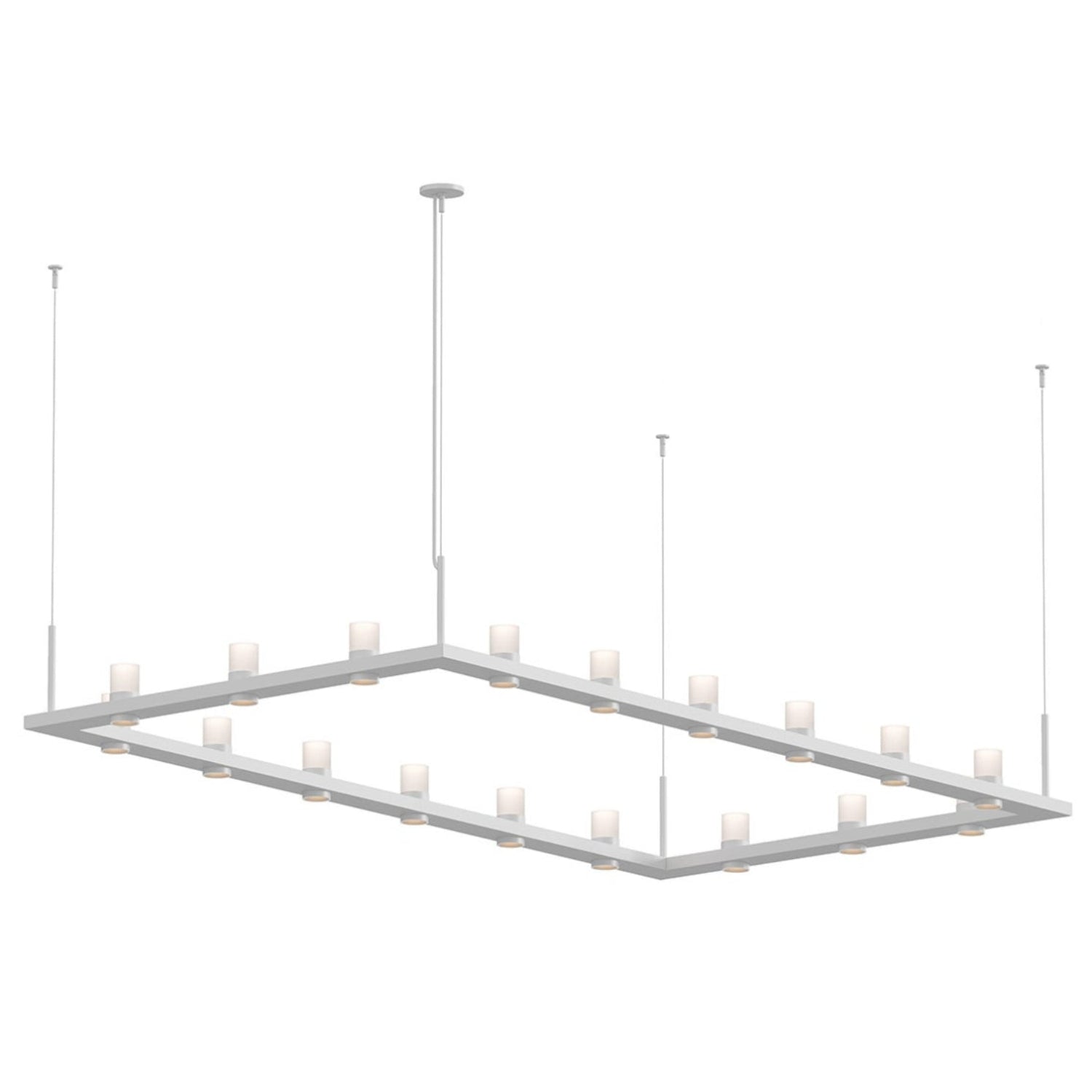 Sonneman Intervals Satin White 20QWR48C Pendant
