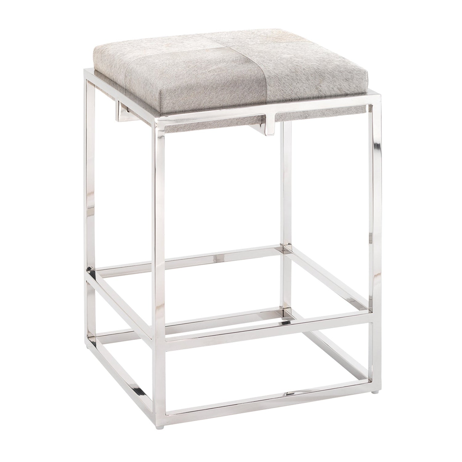 Jamie Young Shelby Nickel Counter Stool
