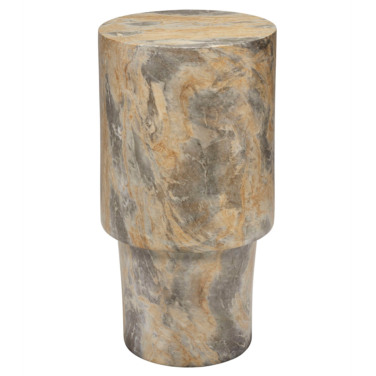 Jamie Young St Germain Marbled Grey Drink Table