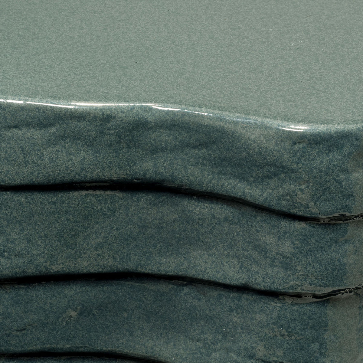 Jamie Young Strata Slate Blue Side Table