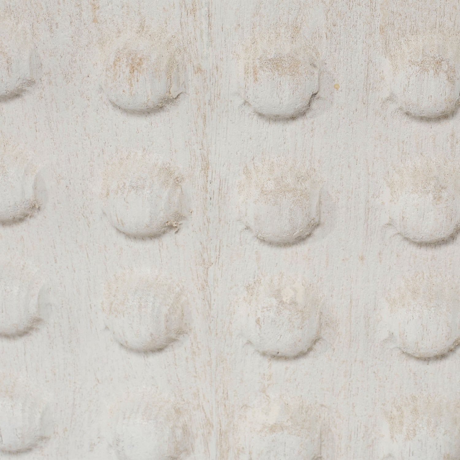 Jamie Young Studded White Washed Bistro Dining Table