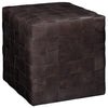 Jamie Young Woven Leather Ottoman