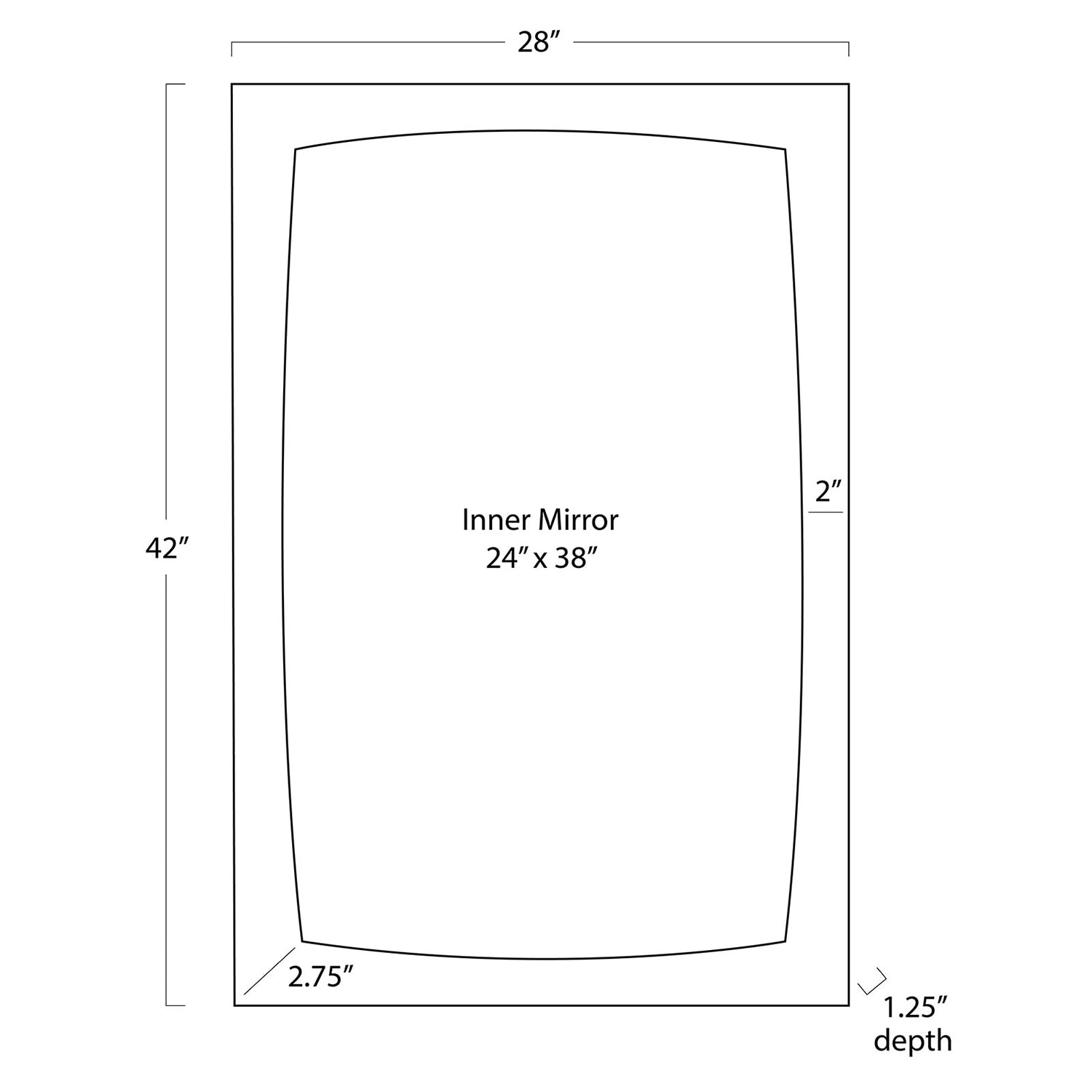 Regina Andrew Estaban Leather Mirror