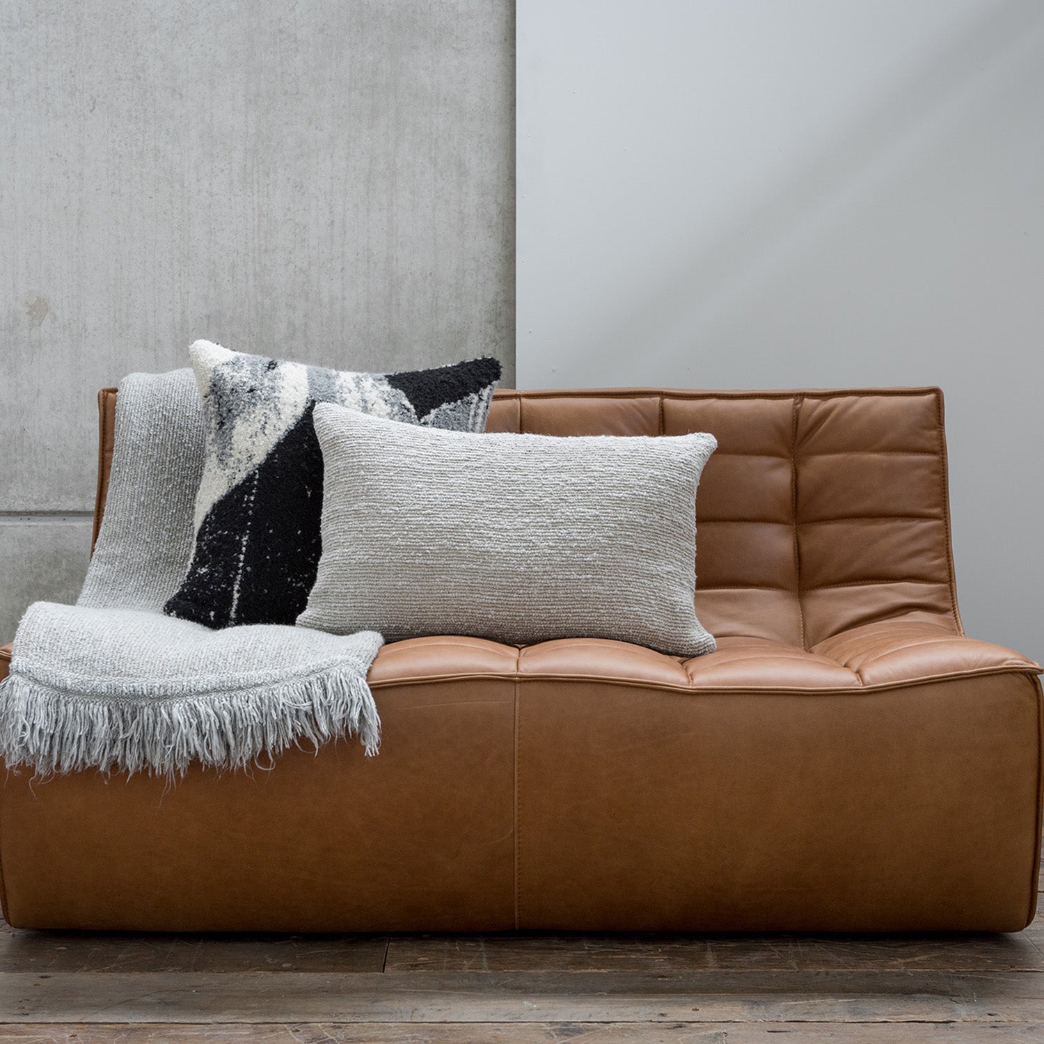 Ethnicraft N701 Leather Sofa