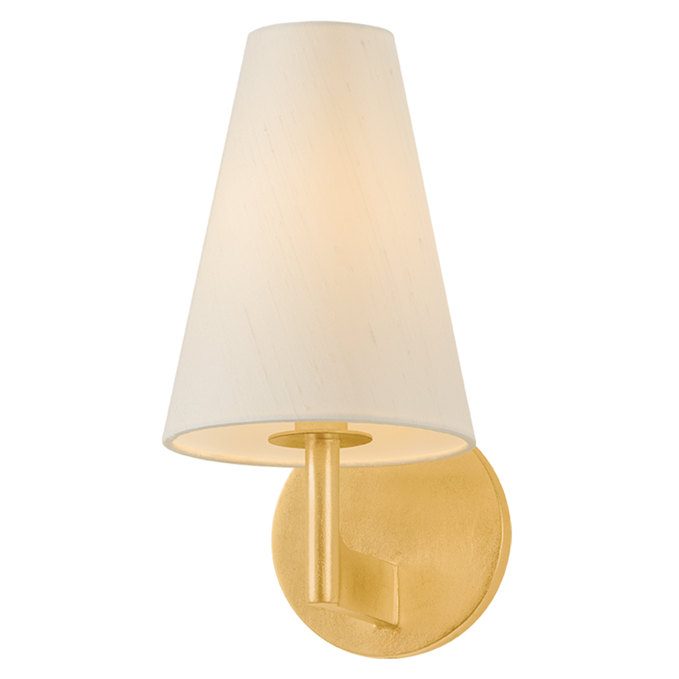 Hudson Valley Lighting Allaben Wall Sconce in Vintage Gold Leaf, primary product view